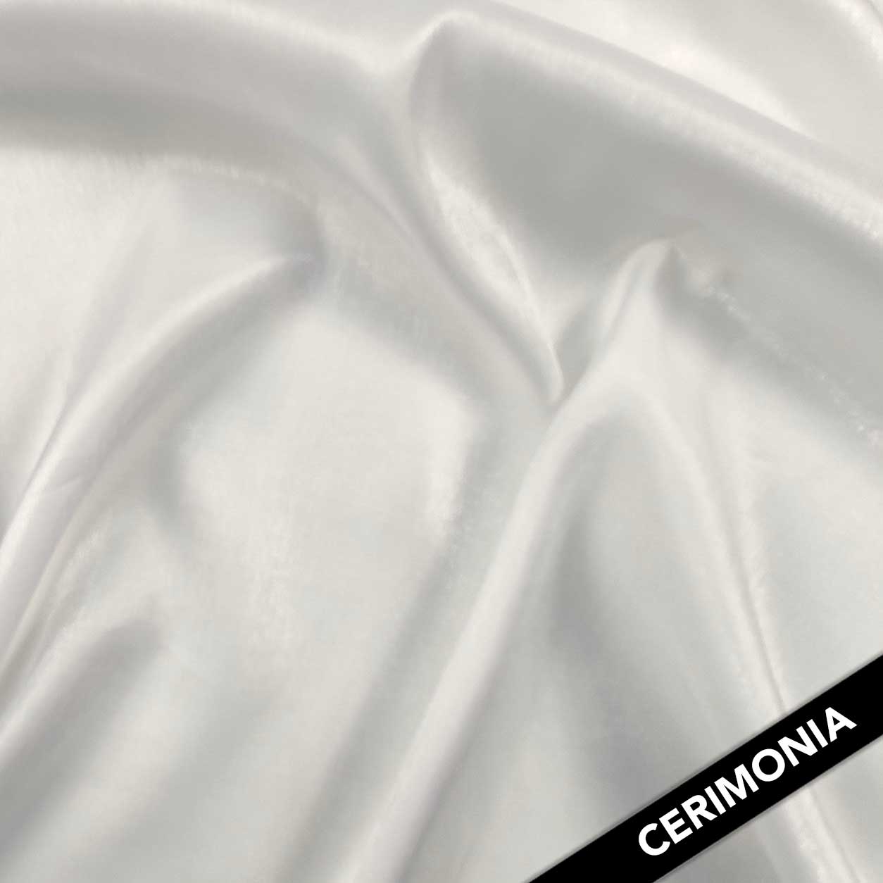 Raso Spalmato Lurex Sposa Bianco Ottico