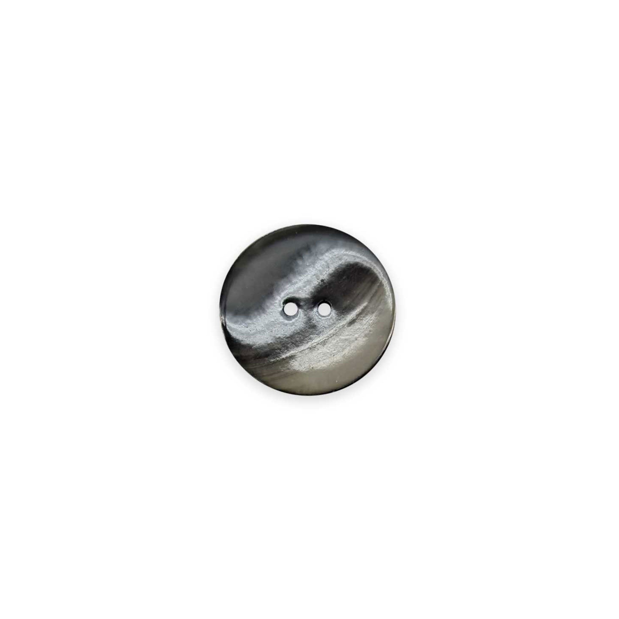 Bottone Madreperla 2 Fori Grigio Sfumato Lin 32 Image