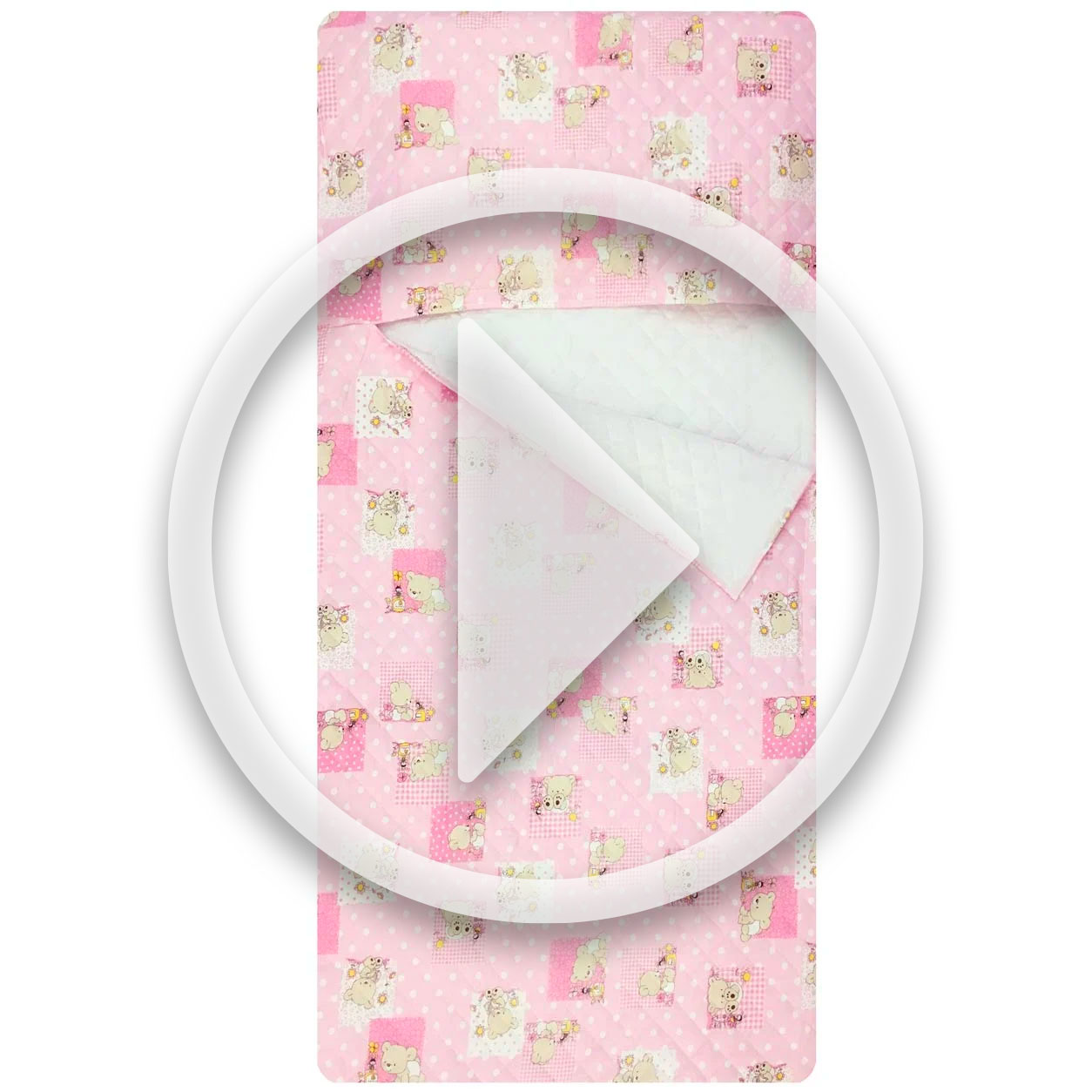 Sacco Nanna Orsetti e Api Rosa Image