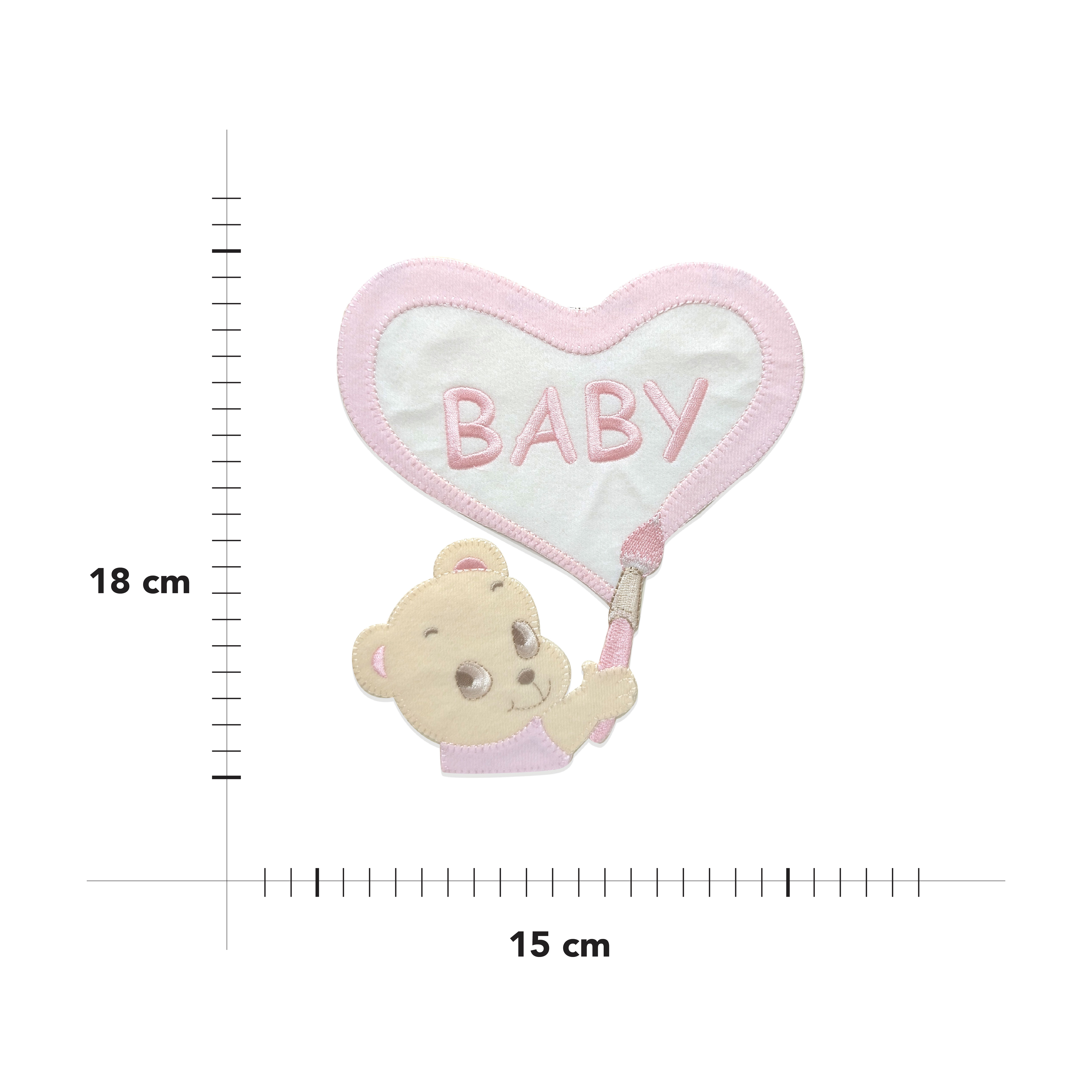 Applicazione Termoadesiva Orsetto Baby Pittore Image