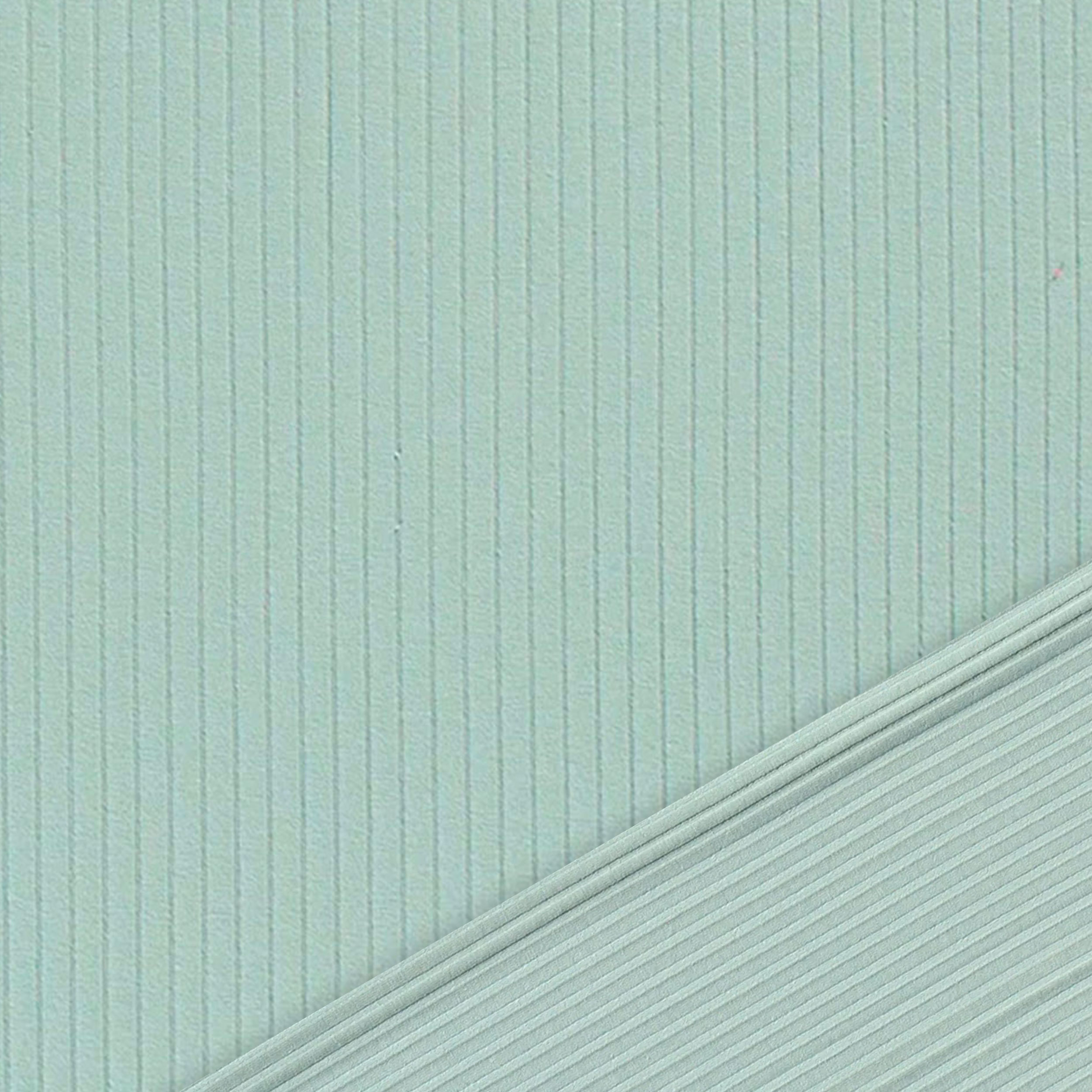 Jersey Cotone Cannettato Menta