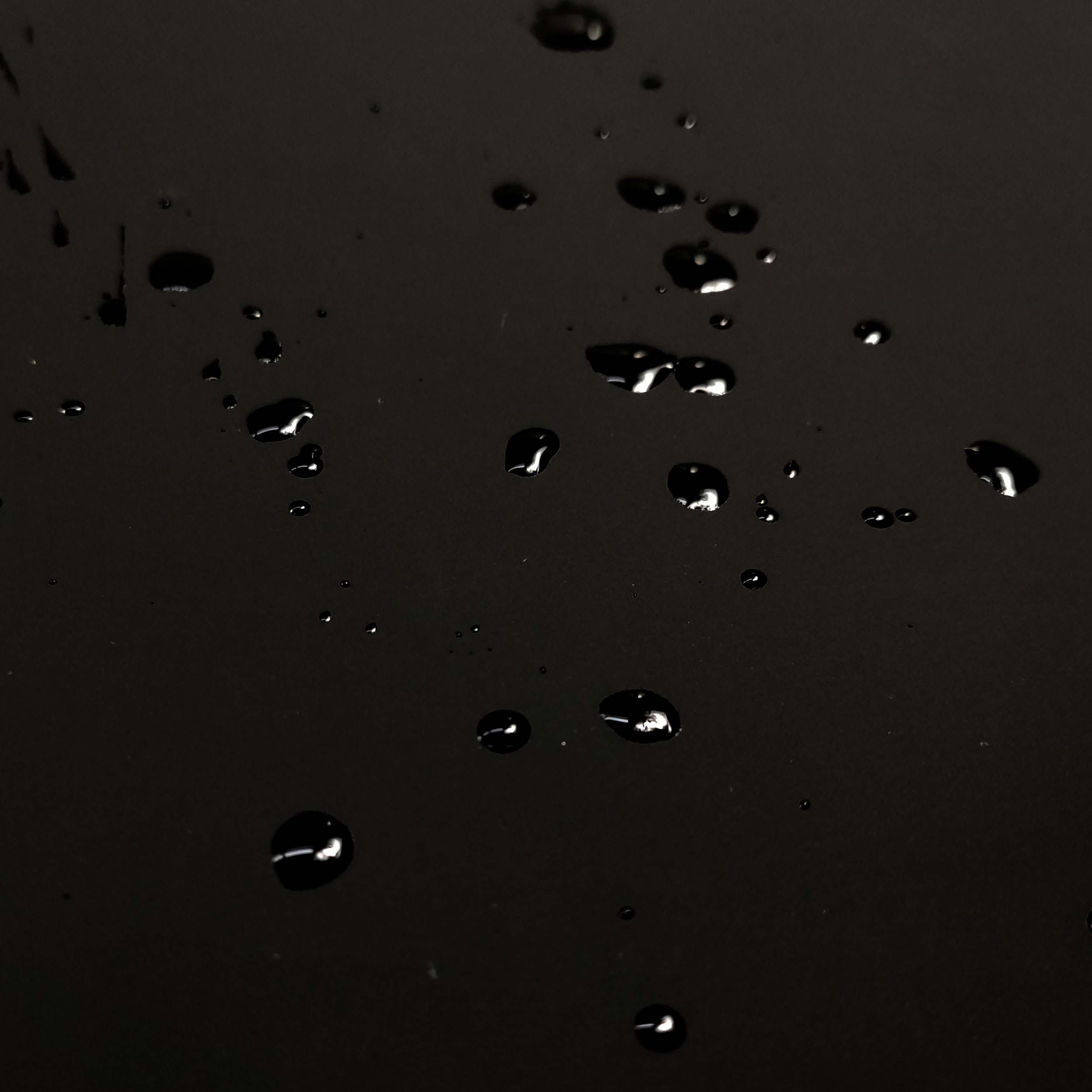 Impermeabile Tinta Unita Nero Image
