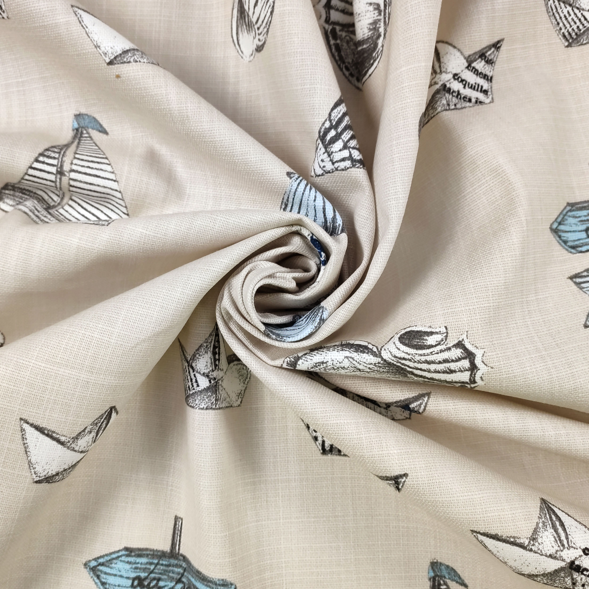 Cotone e Lino Barche e Conchiglie Image