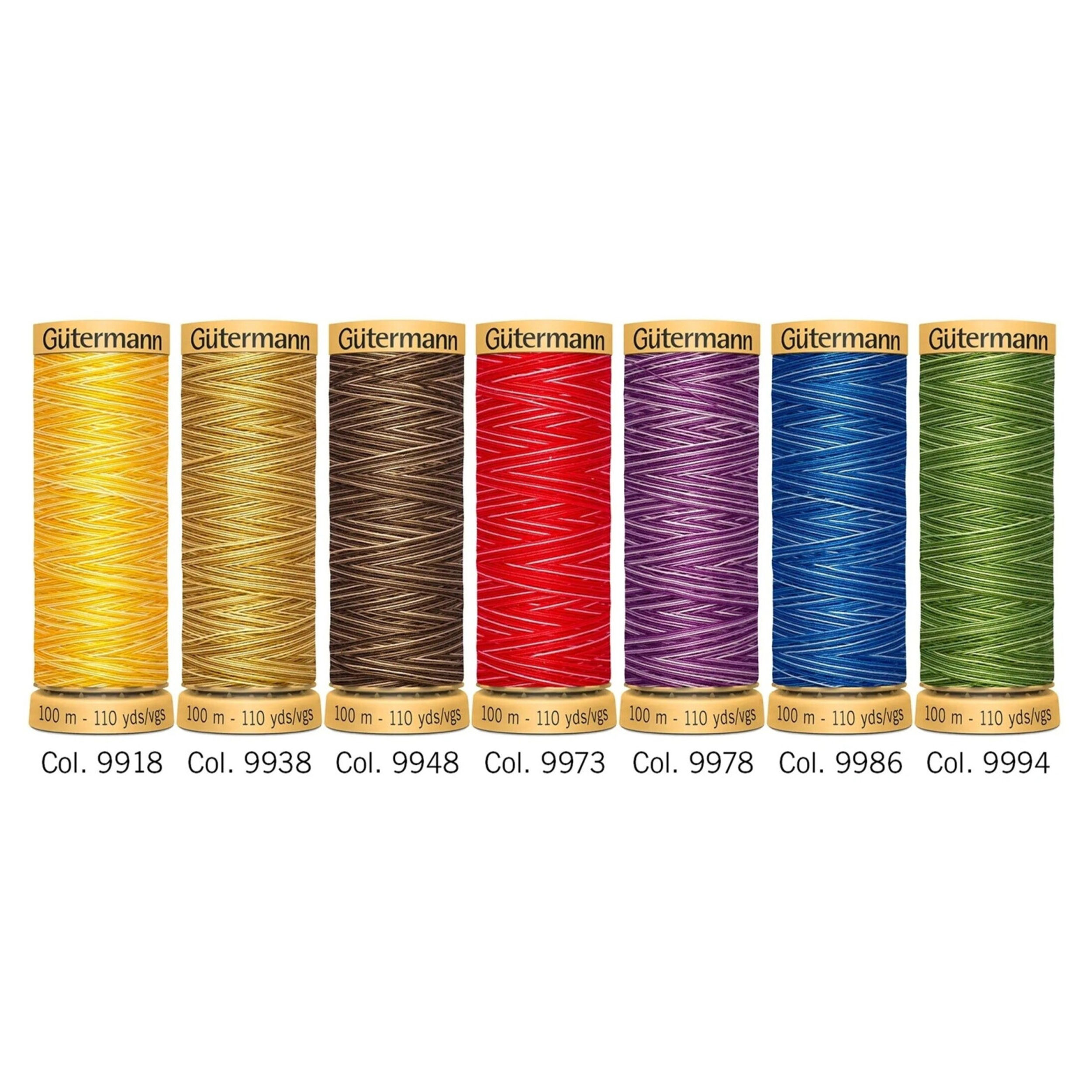 Gutermann Set 7 Bobine Filo Cotone Multicolor 100 m Image