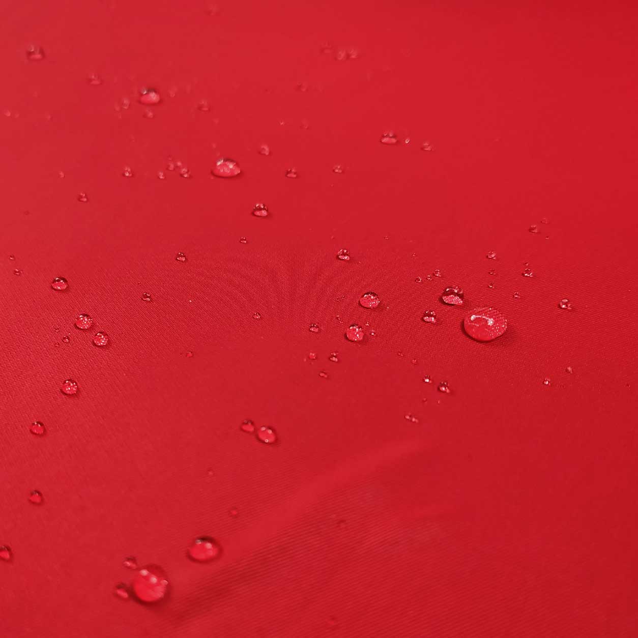 Tessuto Impermeabile Tinta Unita Rosso