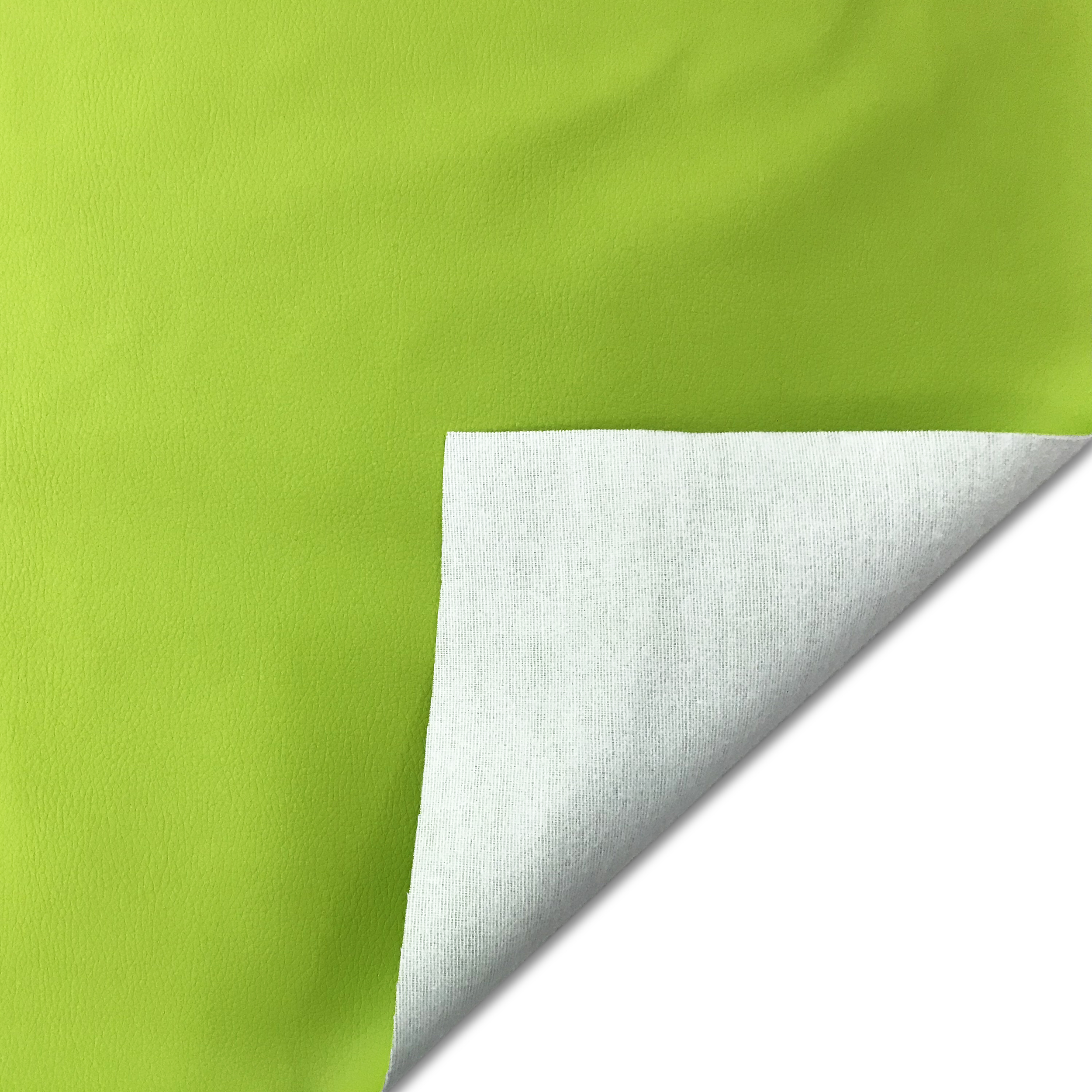 Finta Pelle Medio Peso Lux Verde Acido