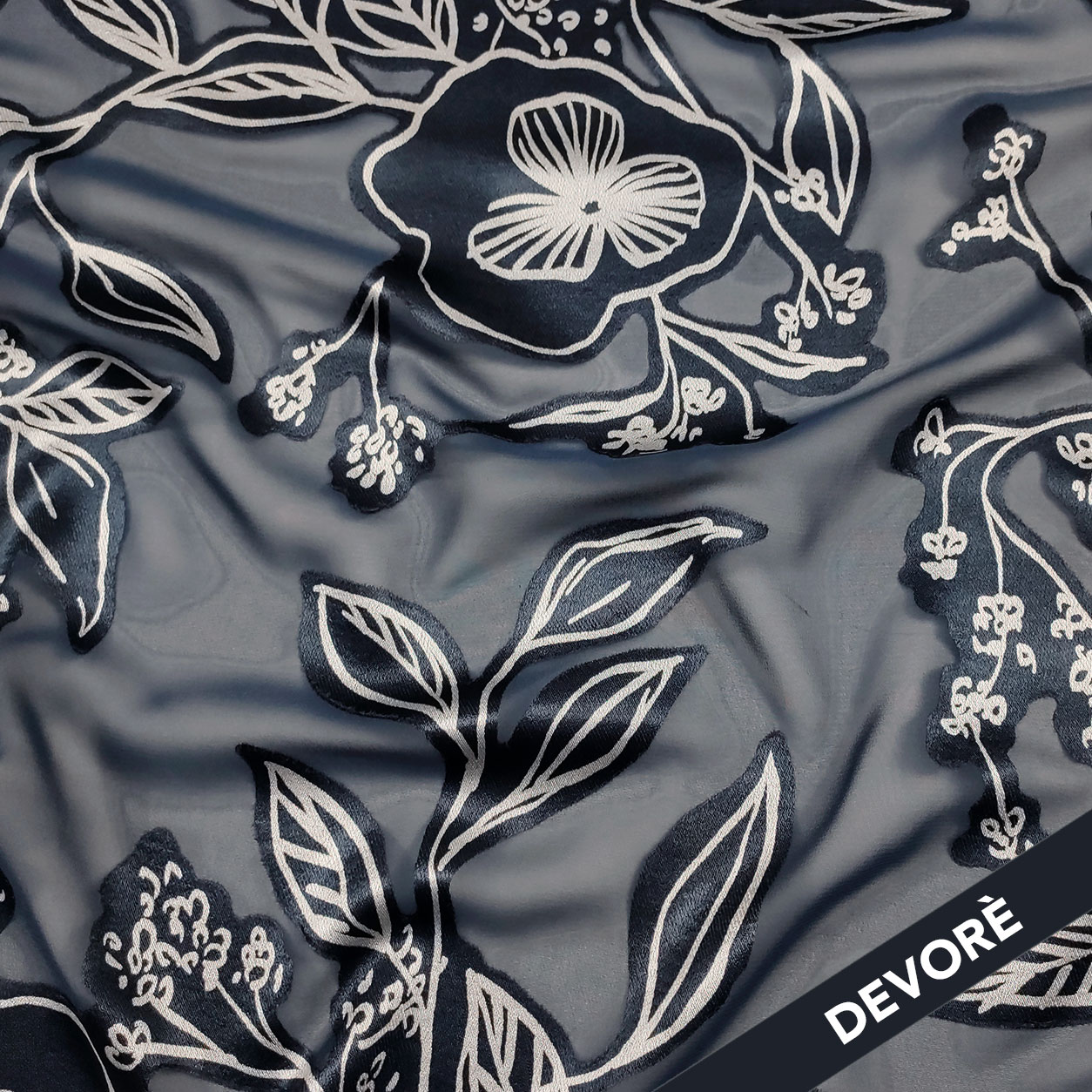 Devorè Alta Moda Fiori Blu Image