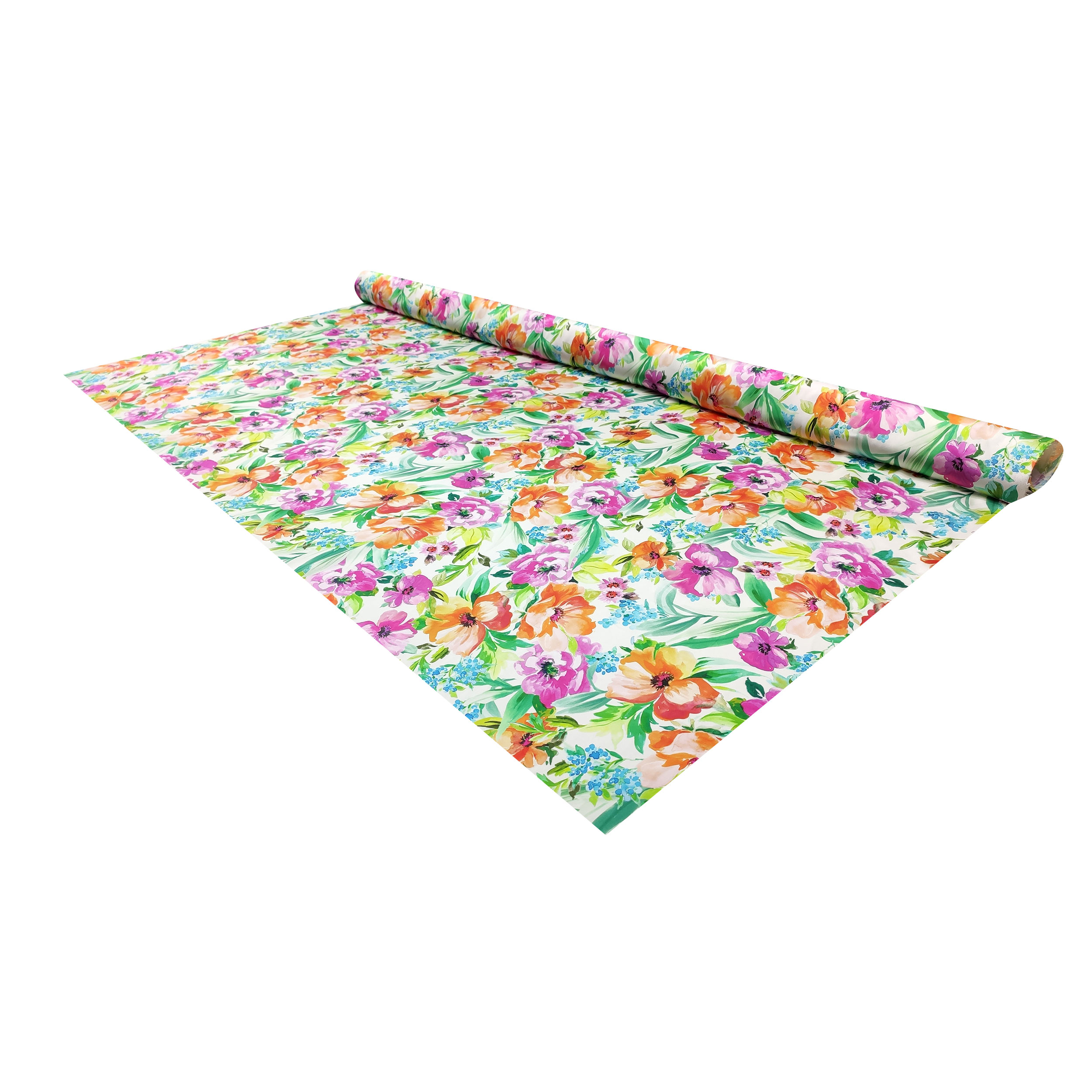 Raso Moda Fiori Colorati Image