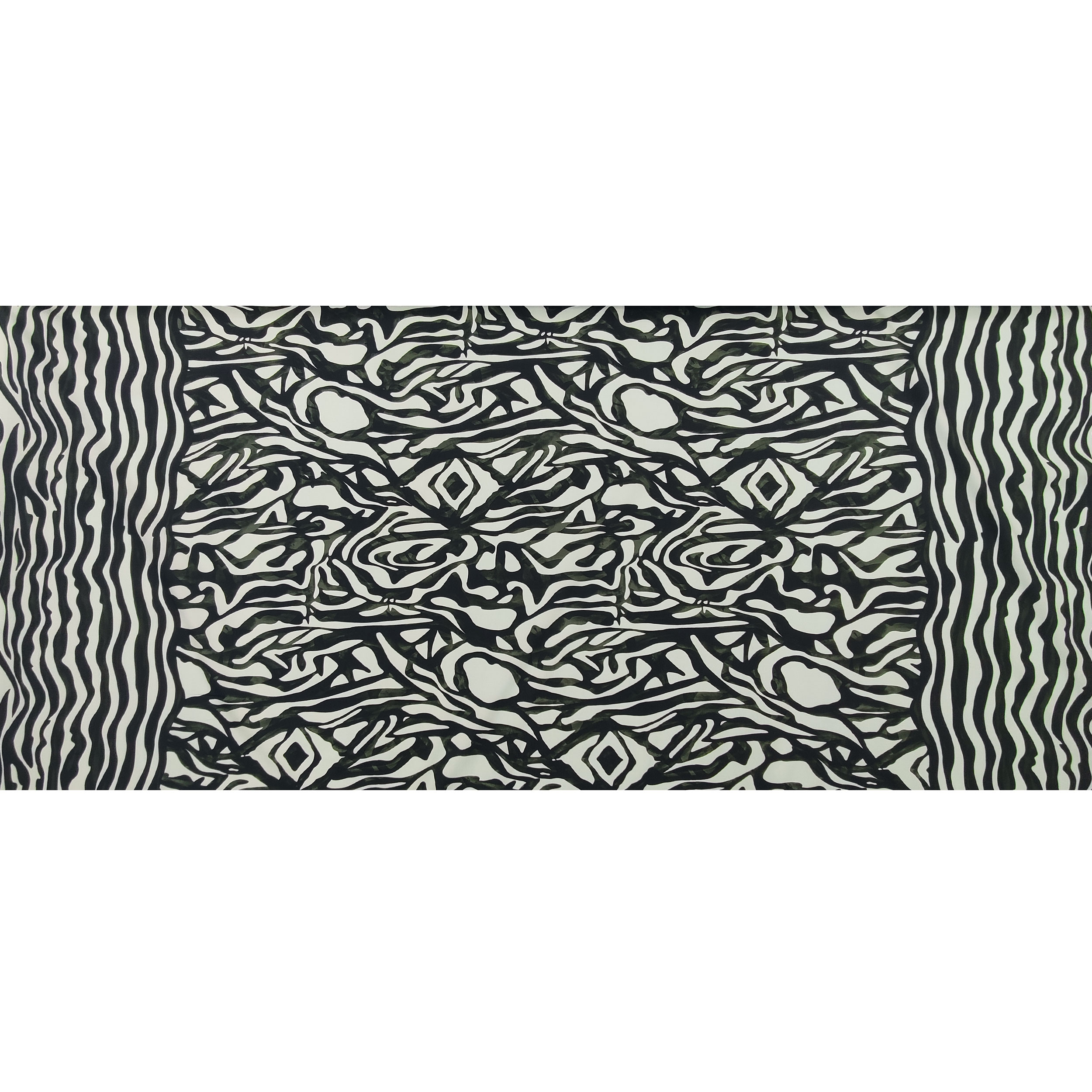 Tessuto Cotone Animalier Astratto 