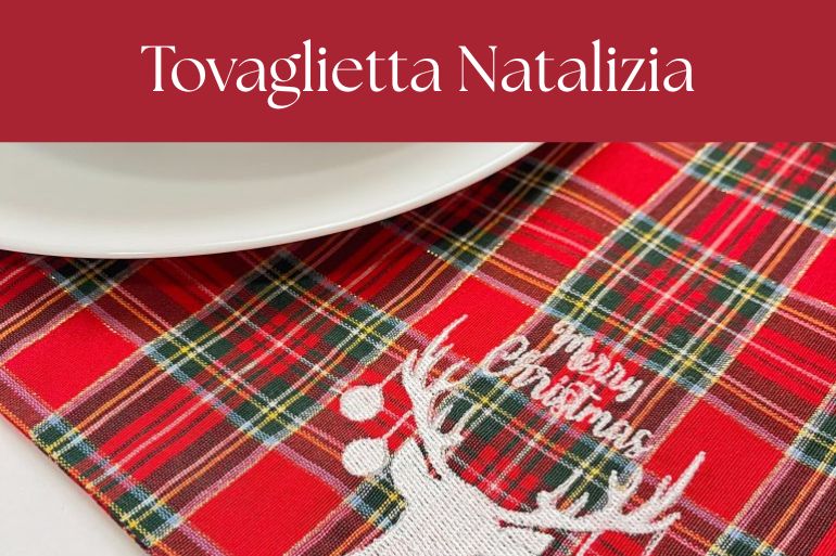 Tovaglietta Natalizia | Come Ricamarla a Macchina