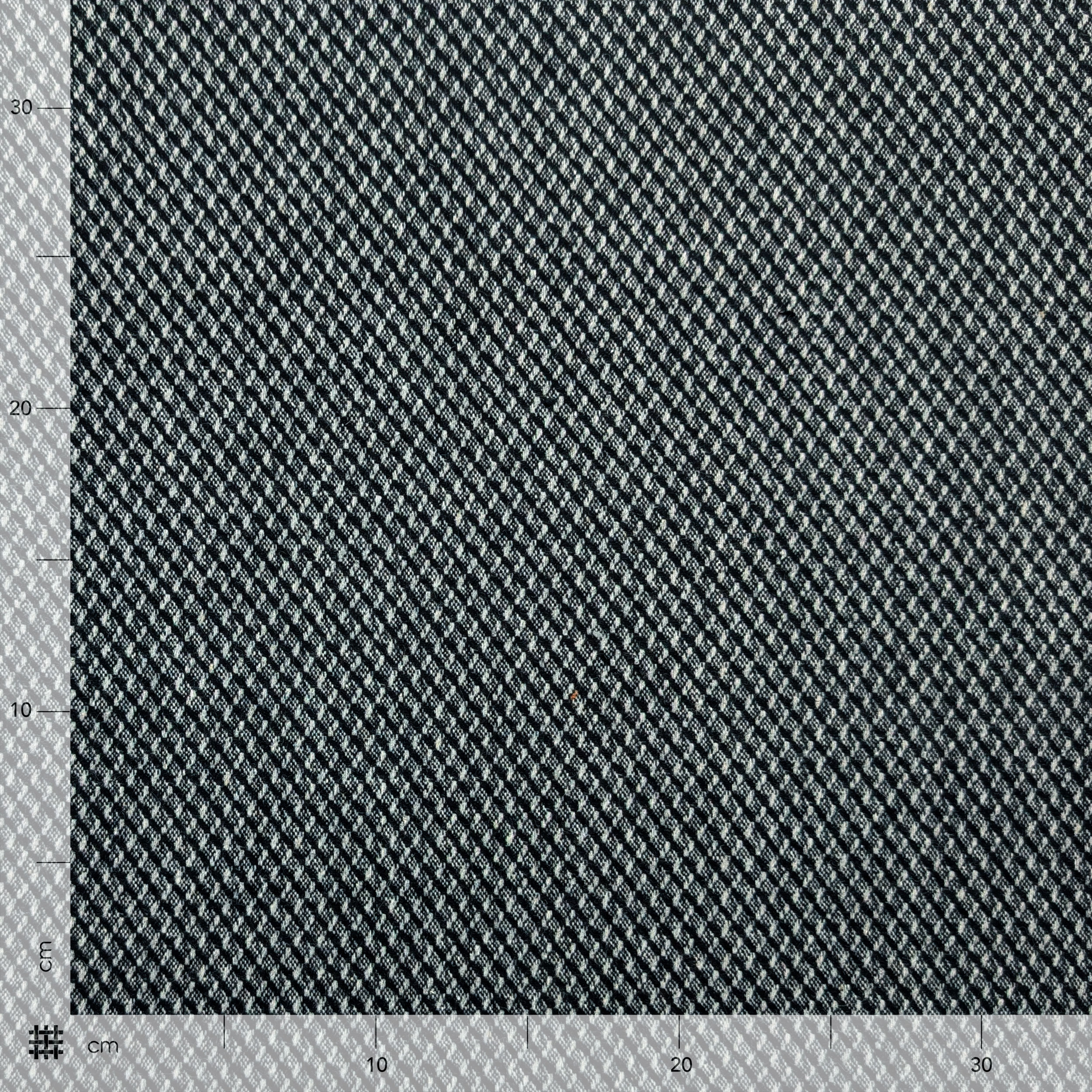Cappotto Misto Lana Fantasia in Bianco e Nero Image