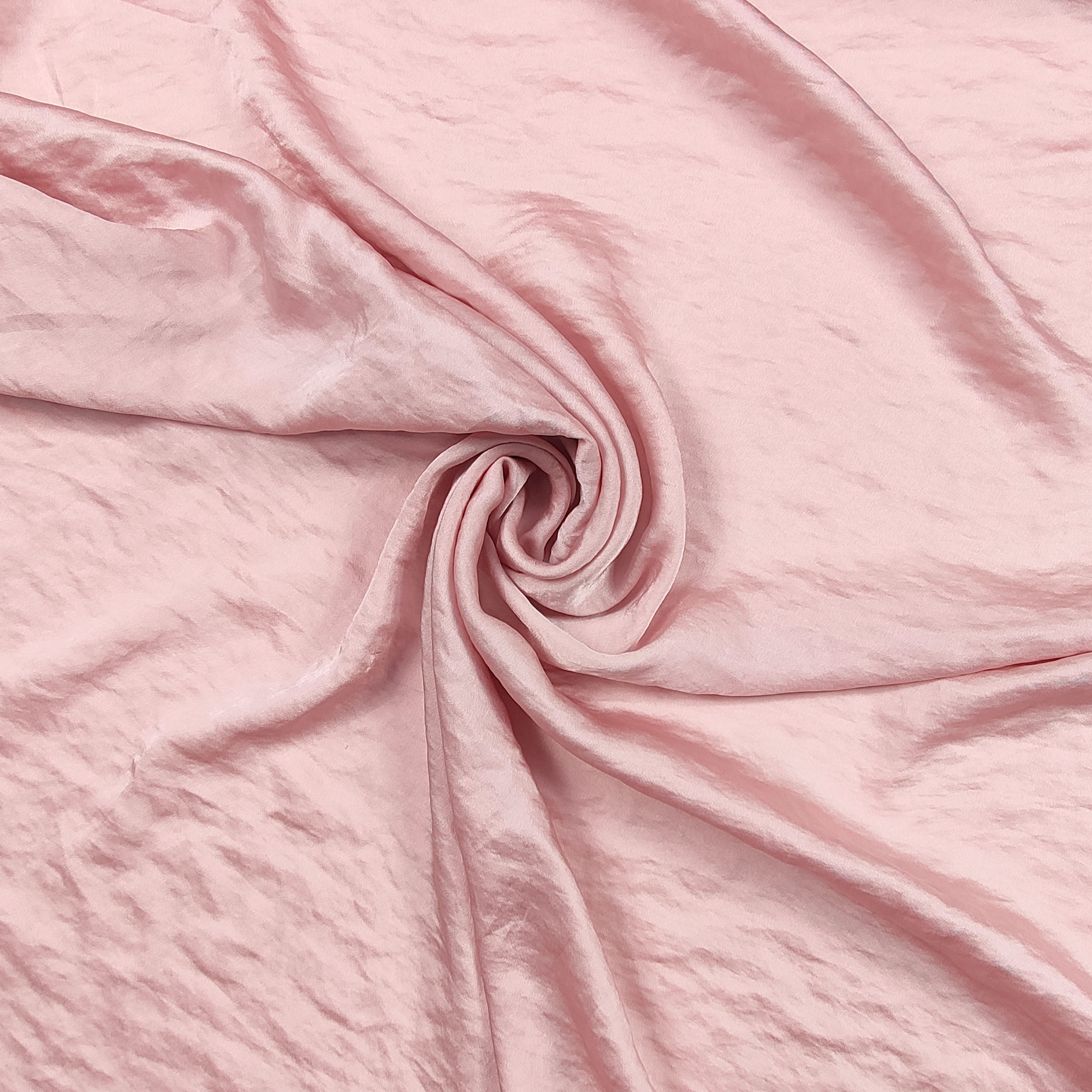 taffeta stropicciato rosa abbigliamento
