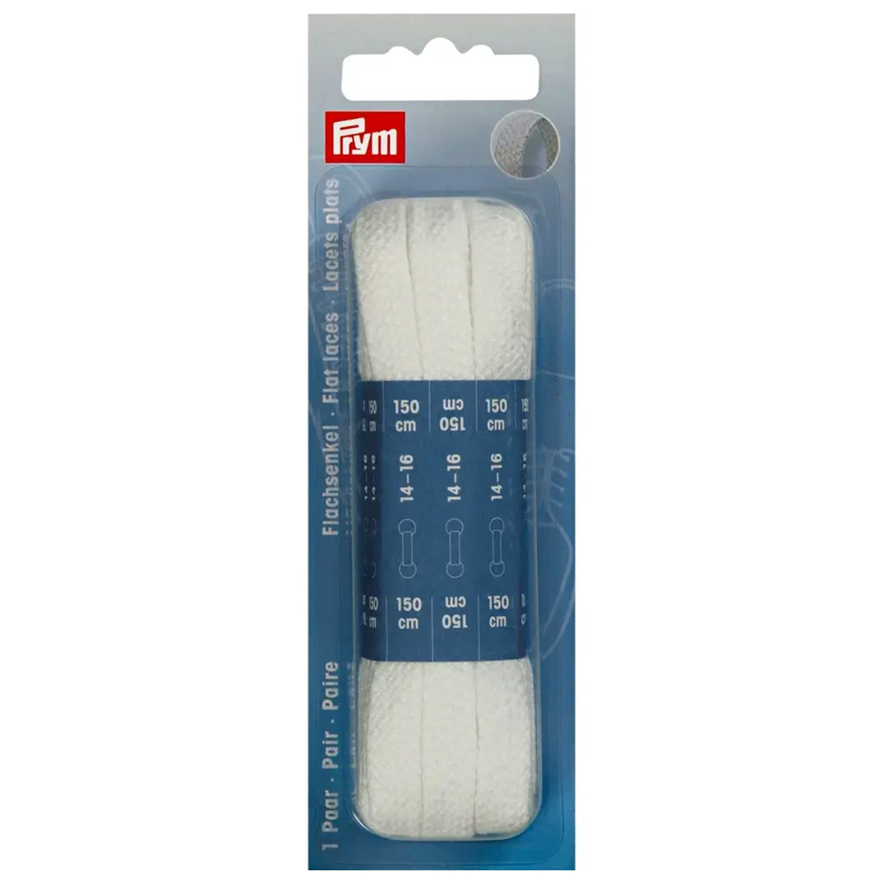 Nastro Stringa Piatta Prym 150 cm x 8 mm