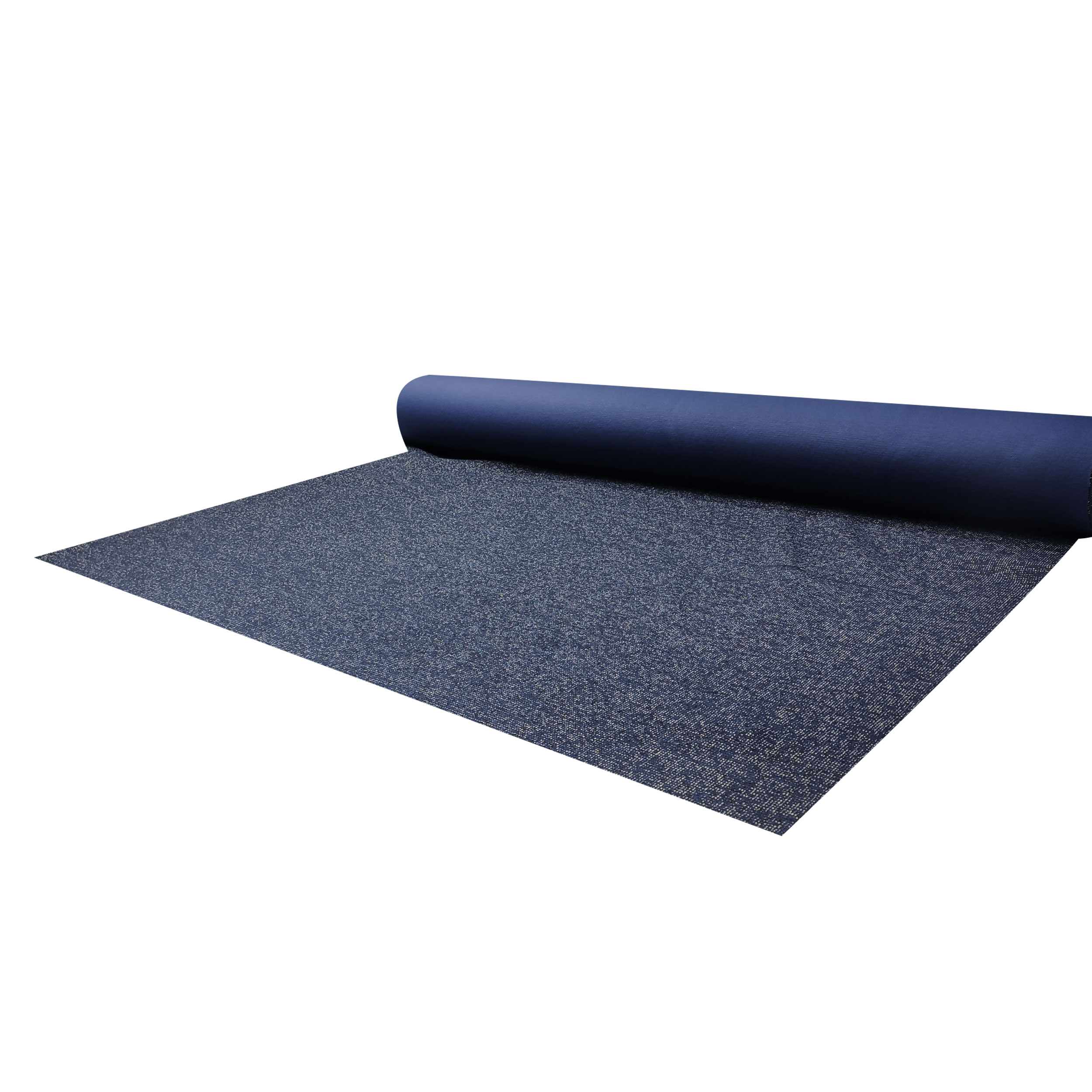 Neoprene Double Blu Melange e Tinta Unita Bluette