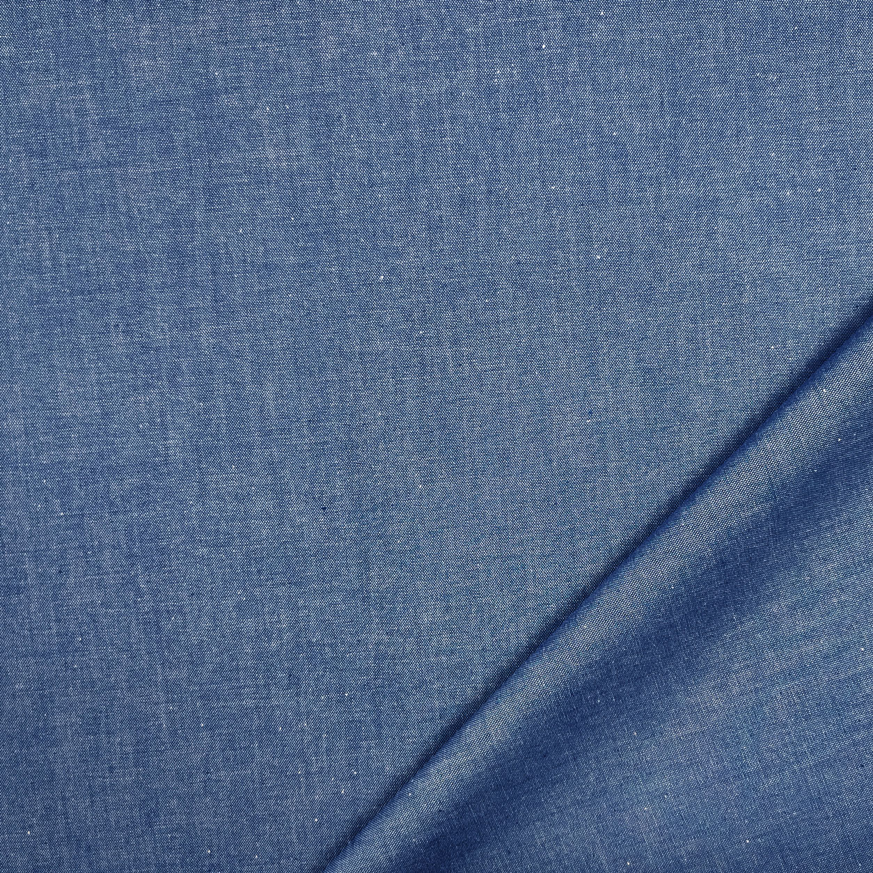 Tessuto di jeans oxford azzurro medio chiaro