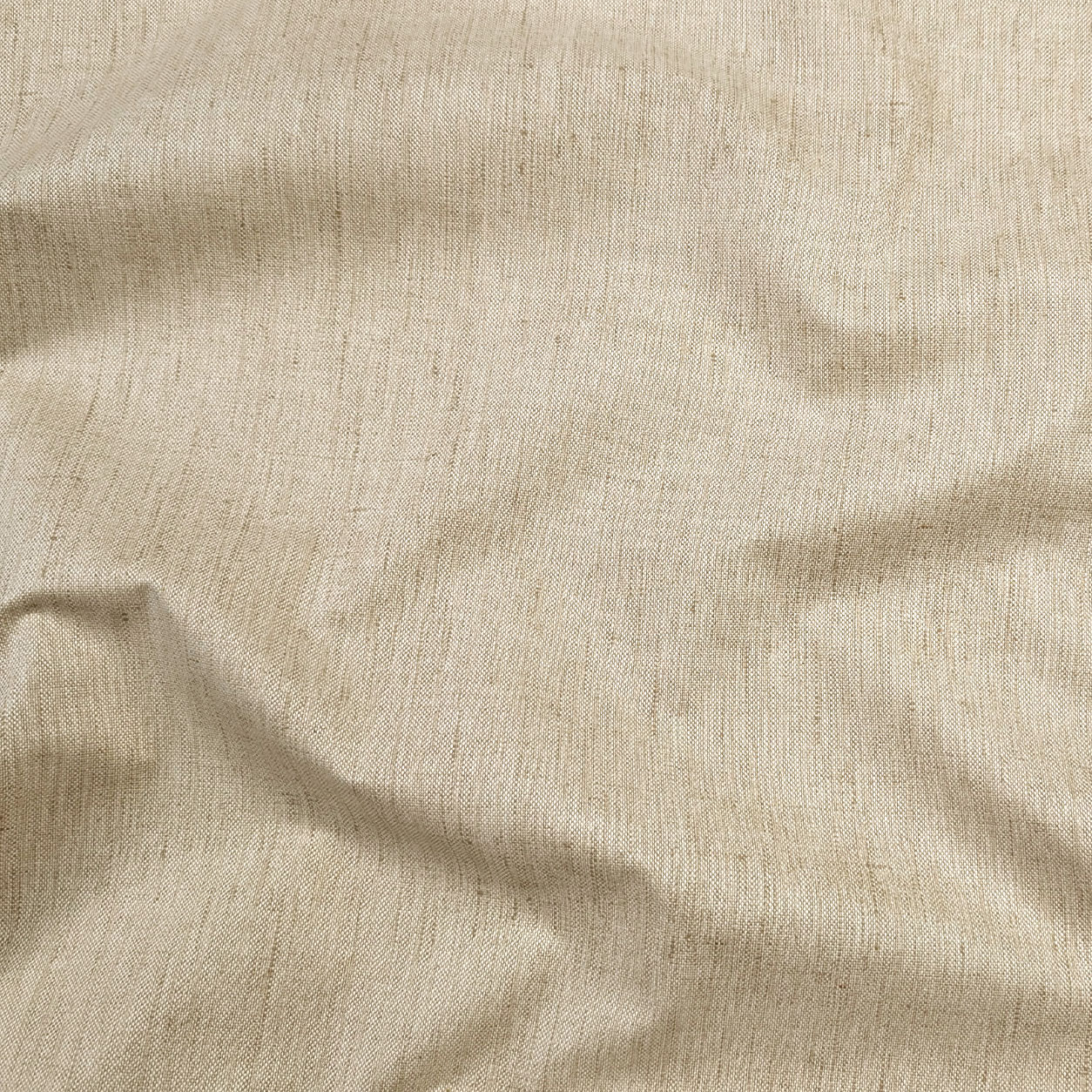 Tessuto Tovaglia Resinata Misto Lino Beige Image
