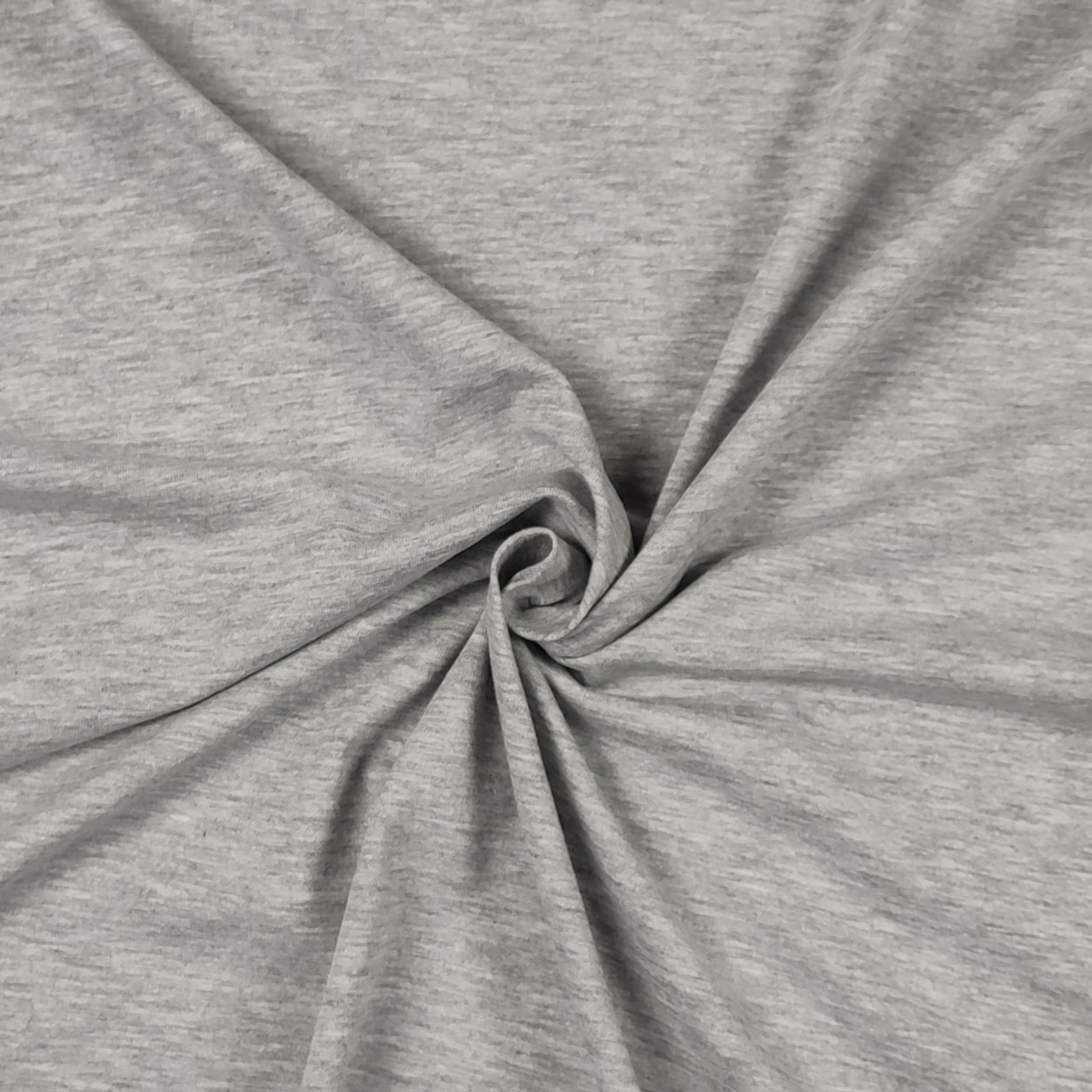 Tessuto grigio chiaro jersey cotone 