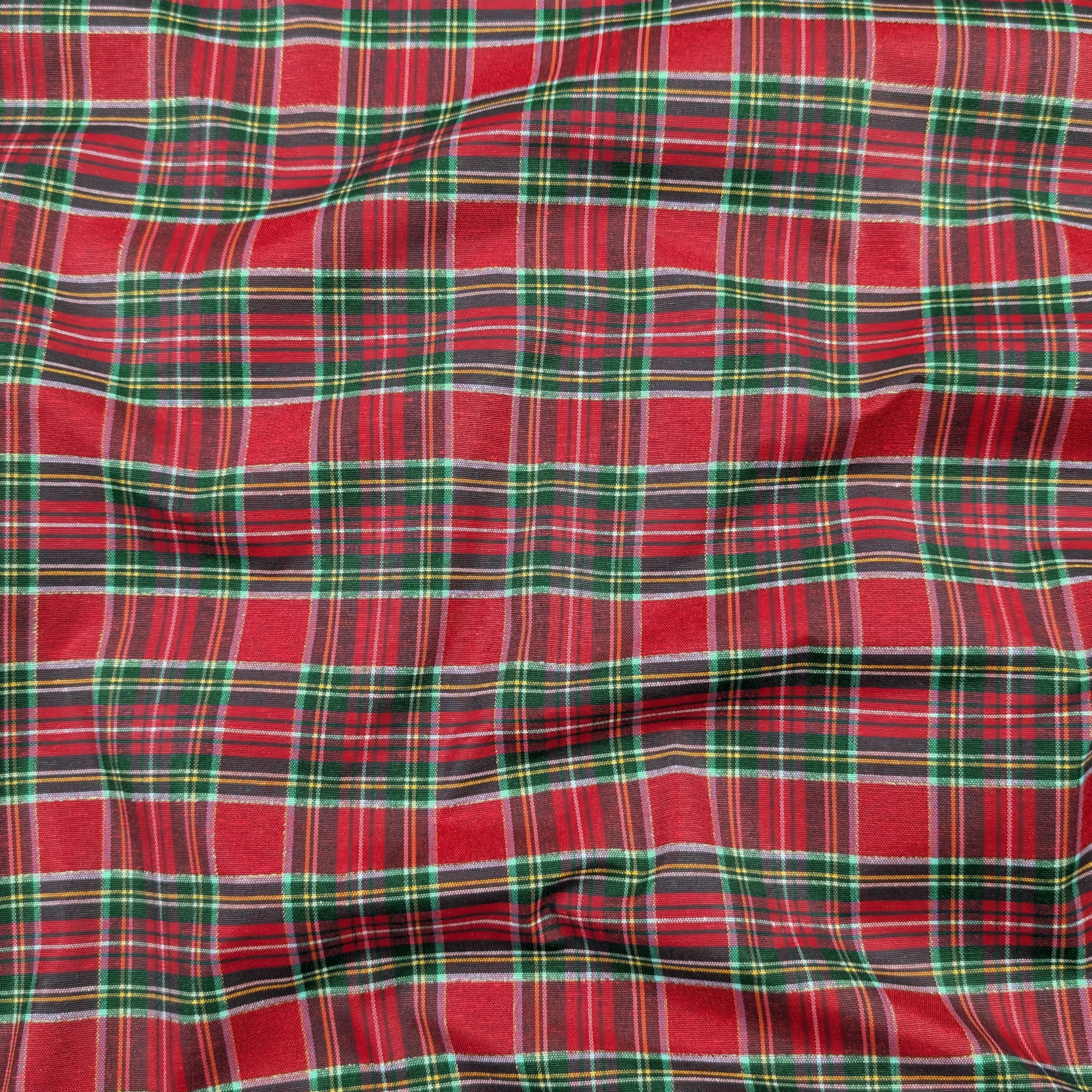 Tessuto per Tovaglia Resinata Scozzese Lurex Image