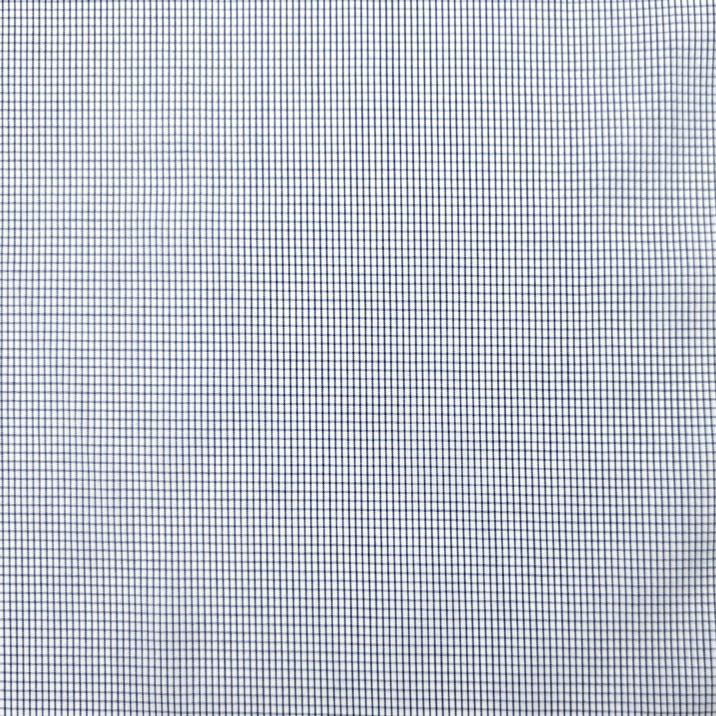 Cotone per Camiceria Quadrettini Avio Image