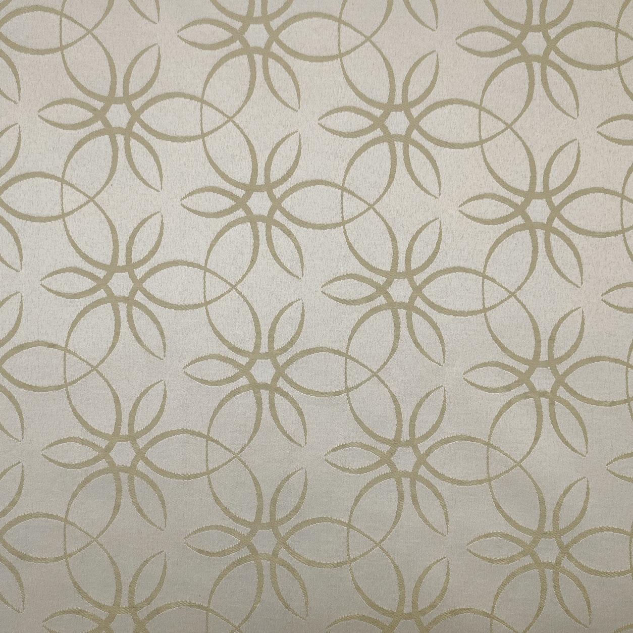 Fibra di Cotone Fiori Beige