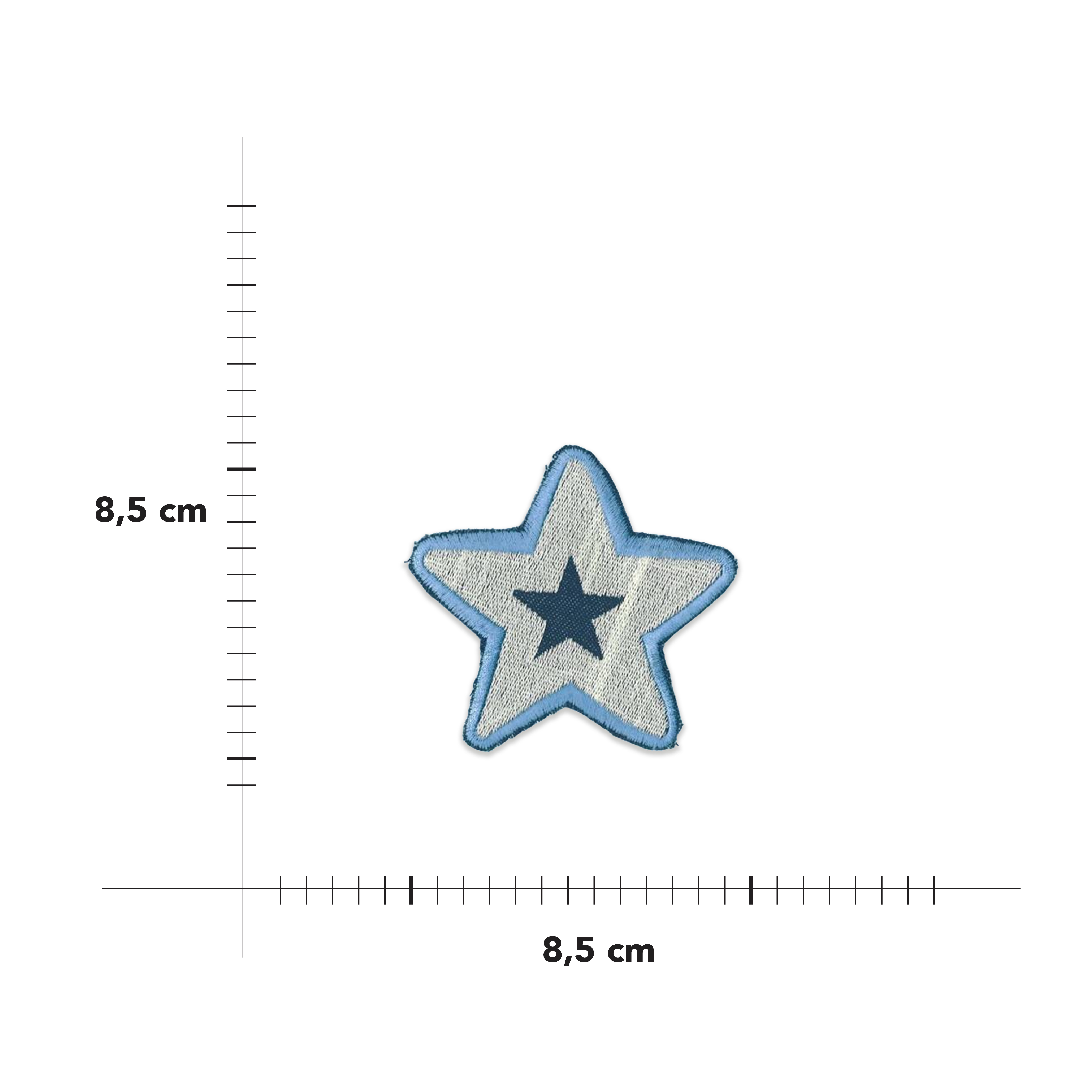 Applicazione Stella Grande in Jeans Image