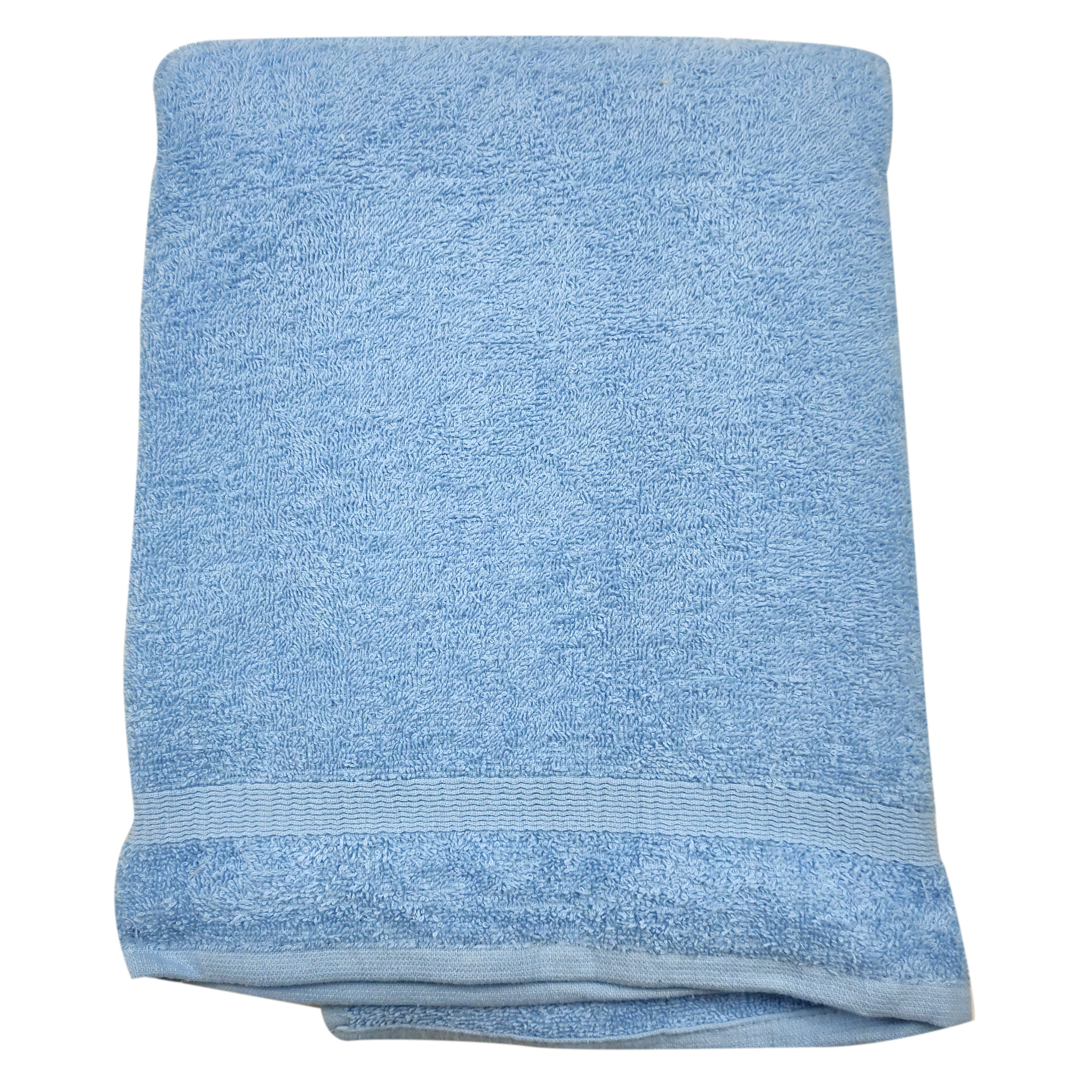 asciugamano azzurro per doccia