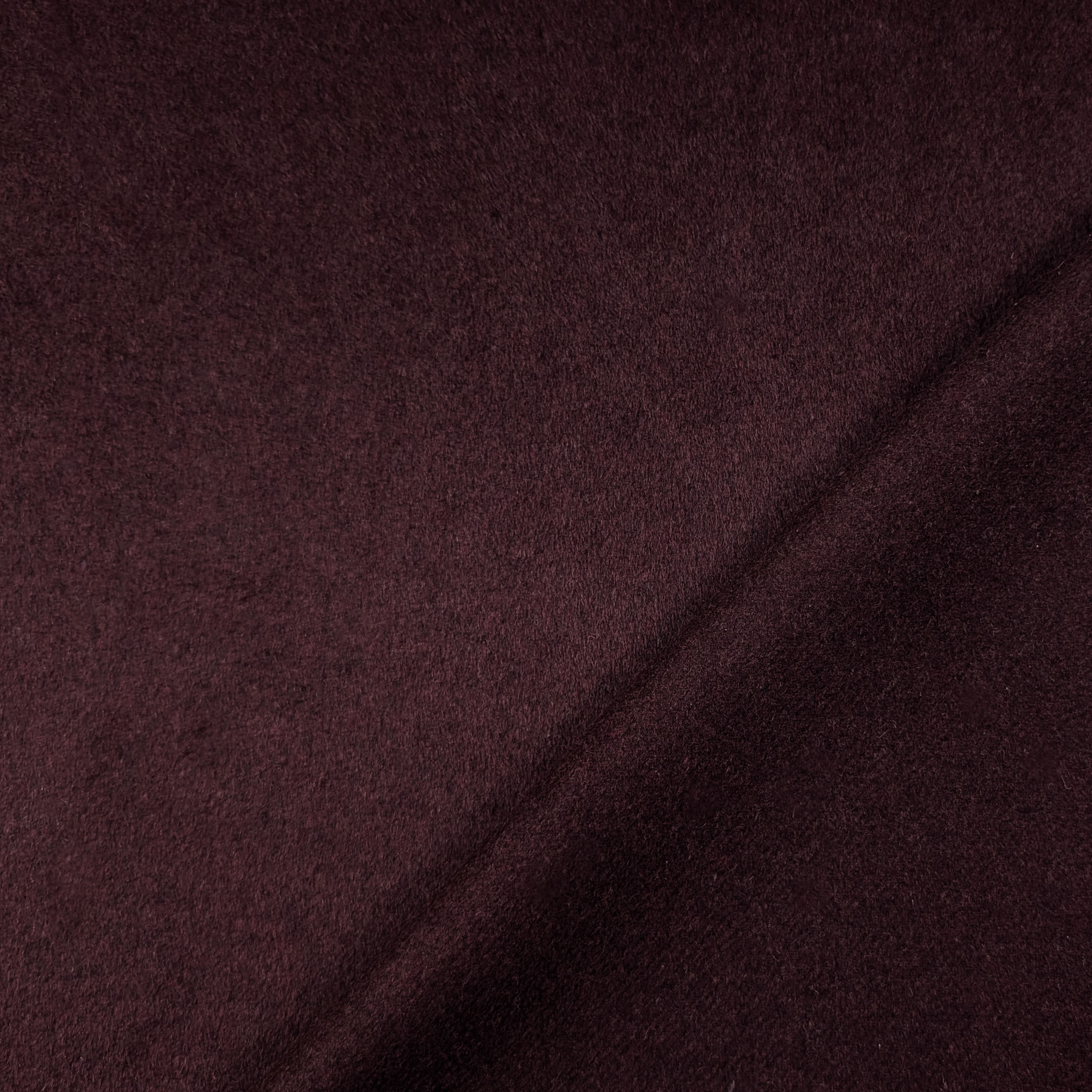 Cappotto Misto Lana Bordeaux Scuro Image