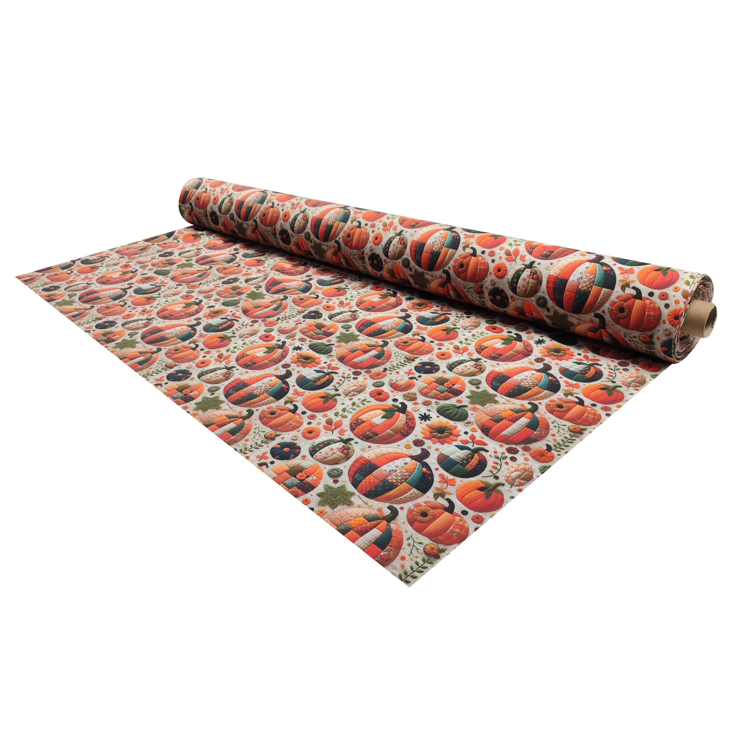 Panama di Cotone Zucche Patchwork