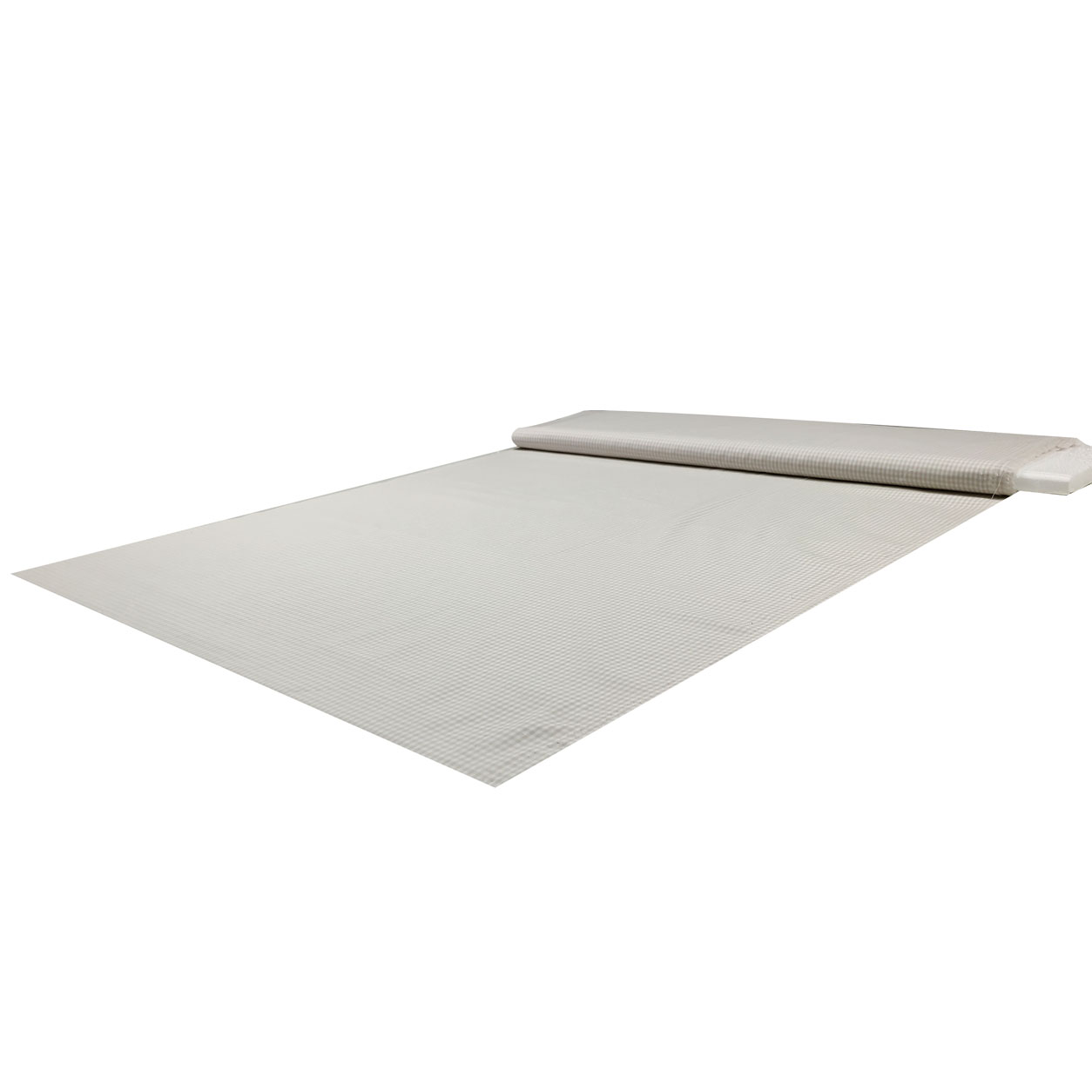 Cotone al metro quadretti medi tinto in filo beige
