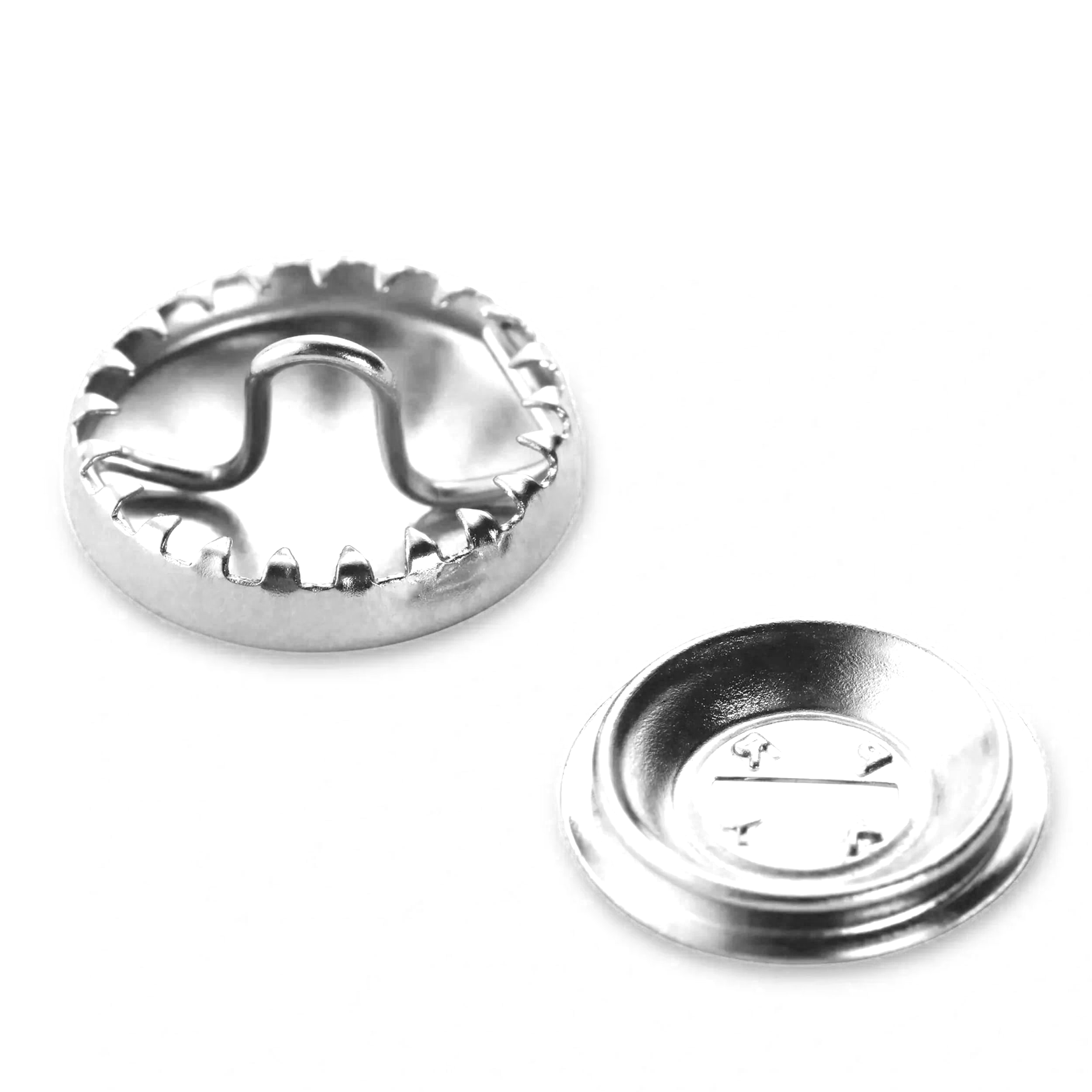 Bottoni Ricopribili Prym Argento con Attrezzo 23 mm