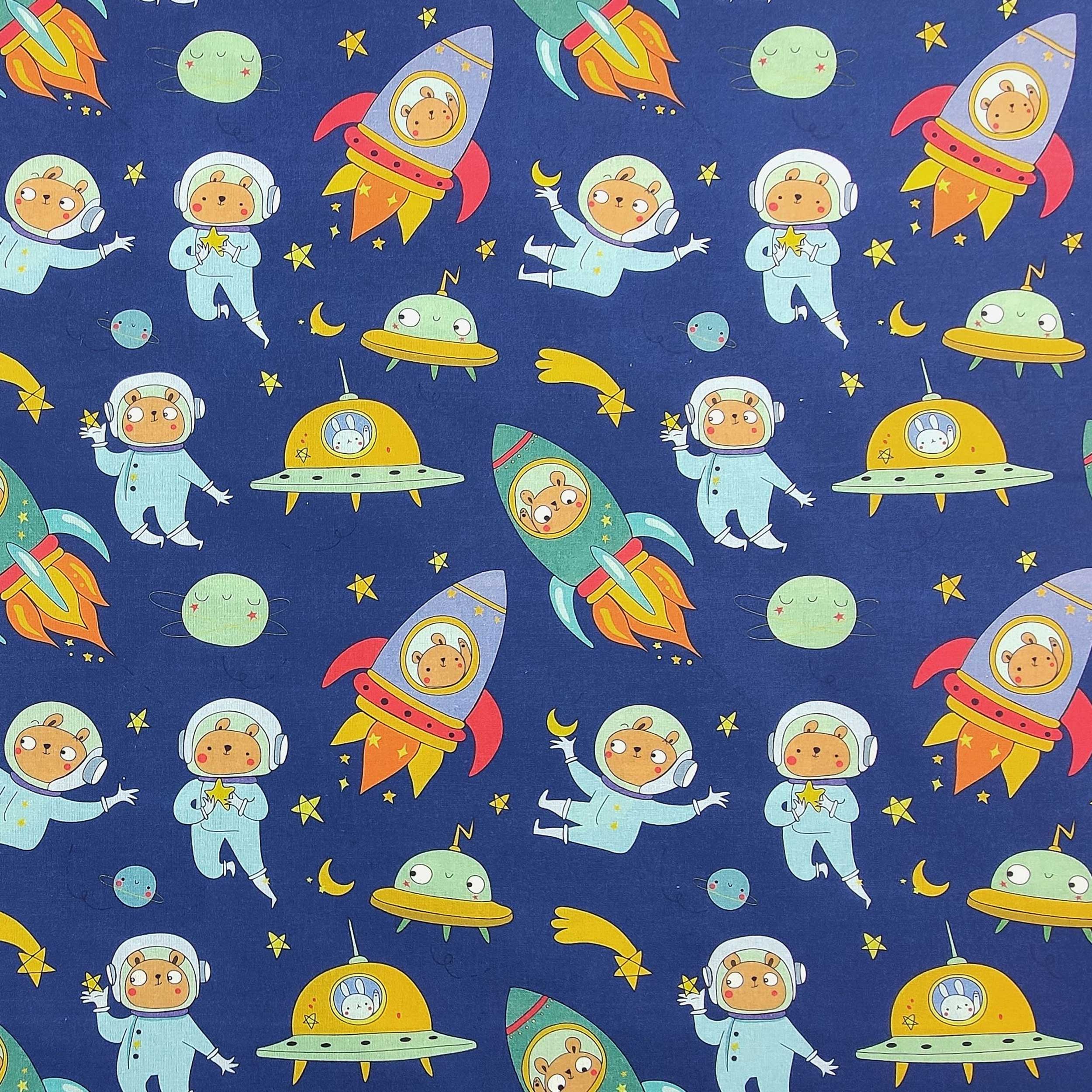 Lenzuolo Orsetti Astronauti Image