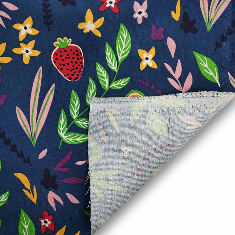 Leggero tessuto di cotone frutti della passione