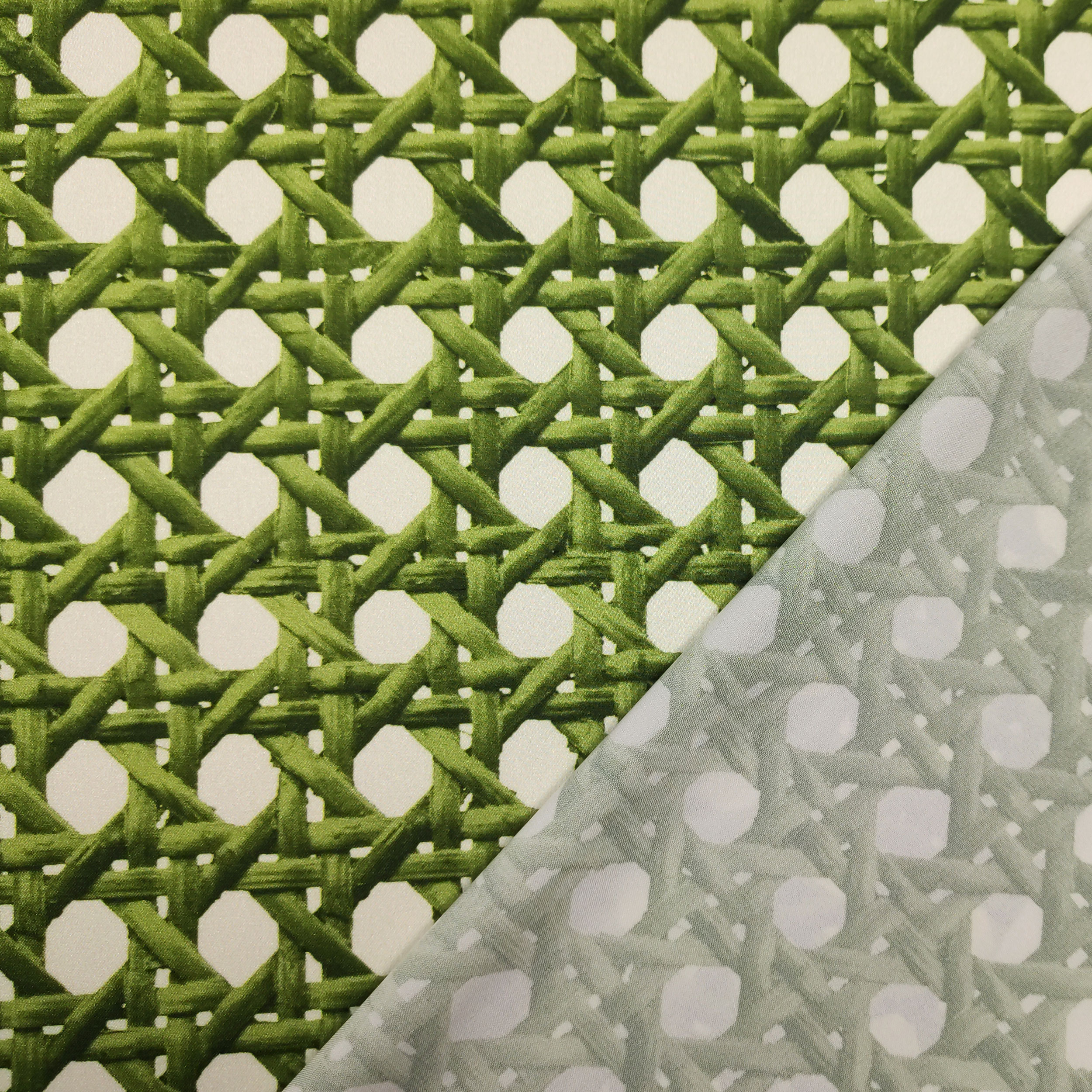 Rasetto Elasticizzato Setato Intreccio Verde