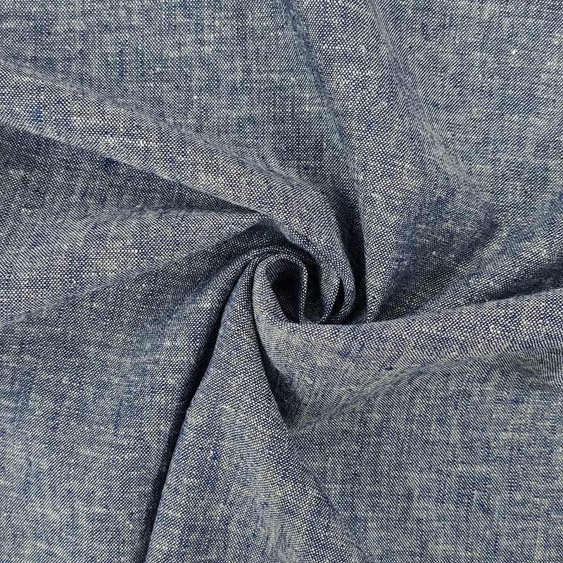 Tessuto per jeans lavato blu