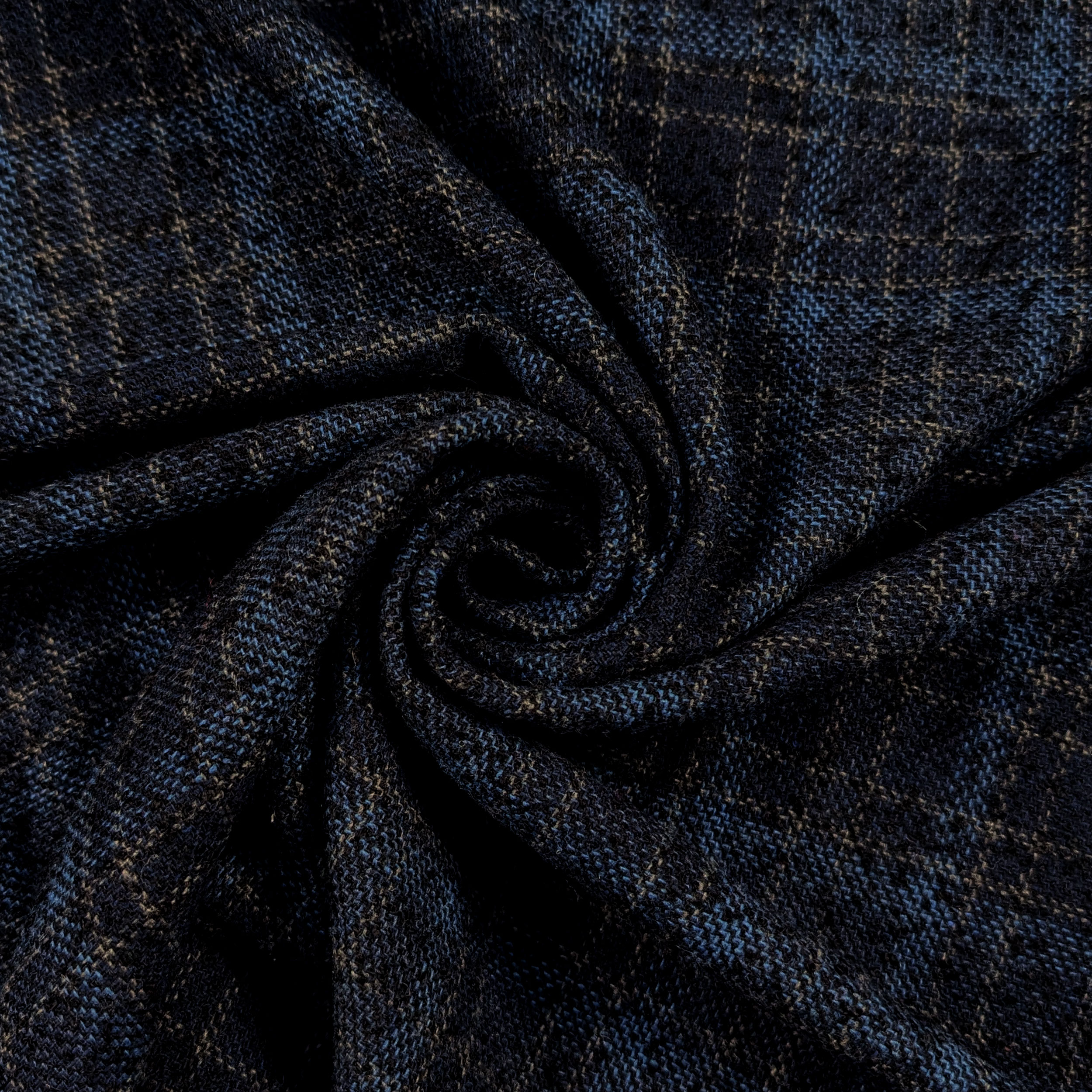 Tweed Tartan Blu Scuro Image