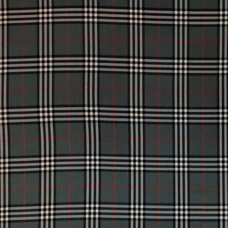 Tessuto Tartan Sfondo Grigio Quadri Grandi