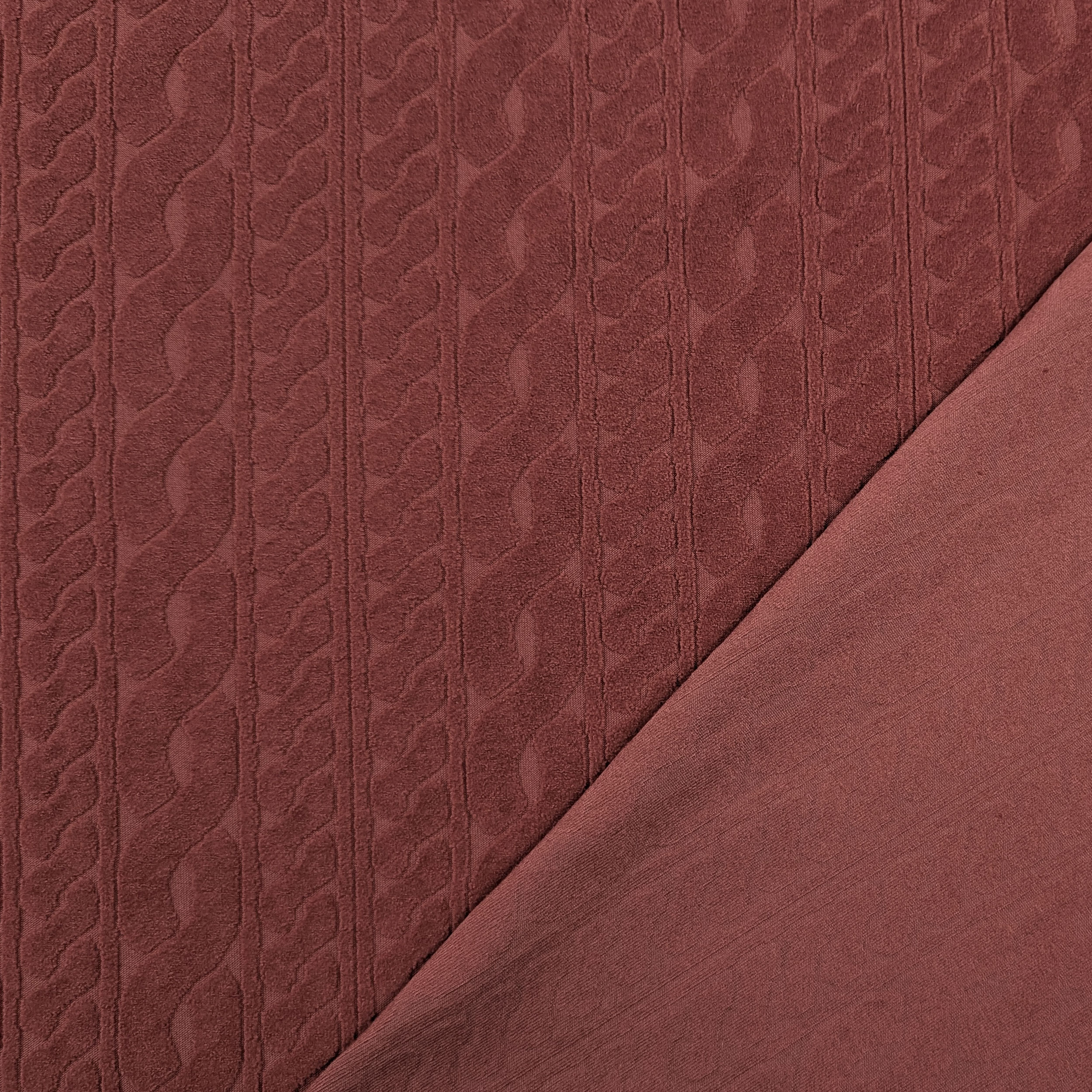 Maglia Elasticizzata Malva Floccata Image