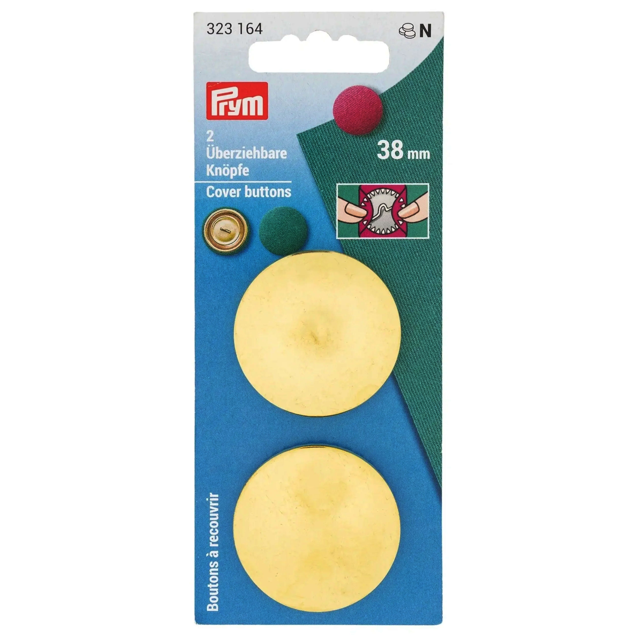 Bottoni Ricopribili Prym Oro 38 mm