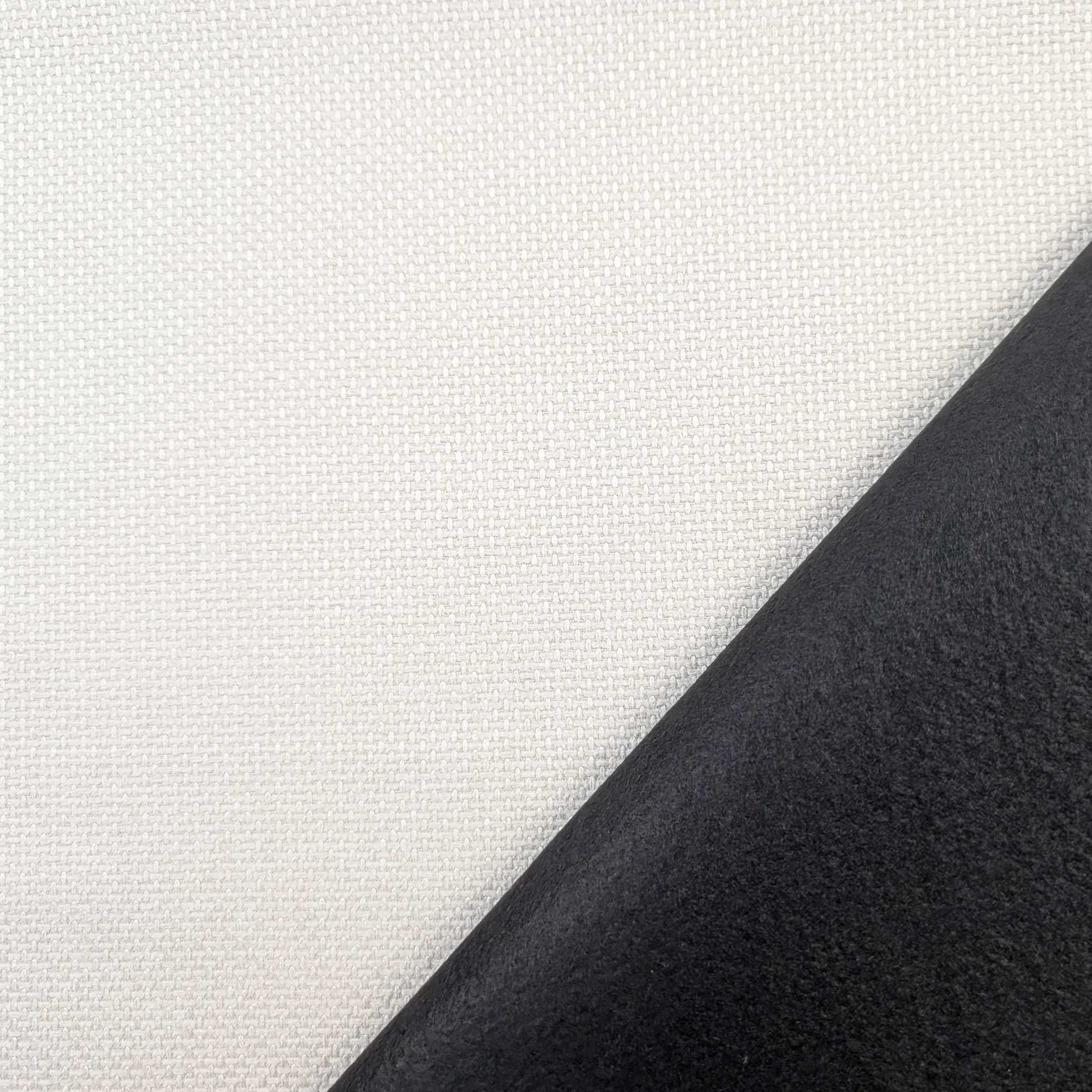 Tessuto Arredo Trama Melange Bianco Image