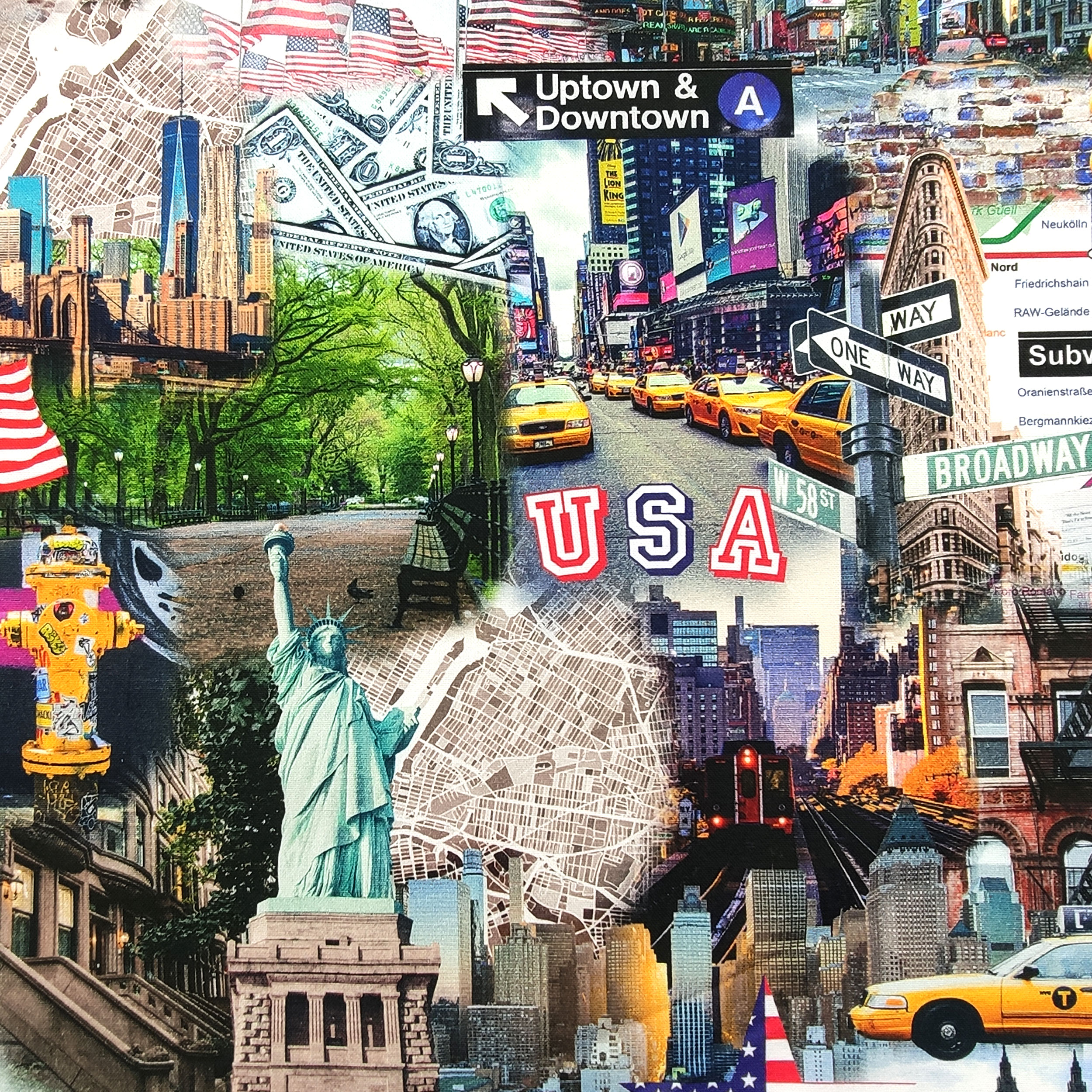 Tessuto Panama Cotone New York