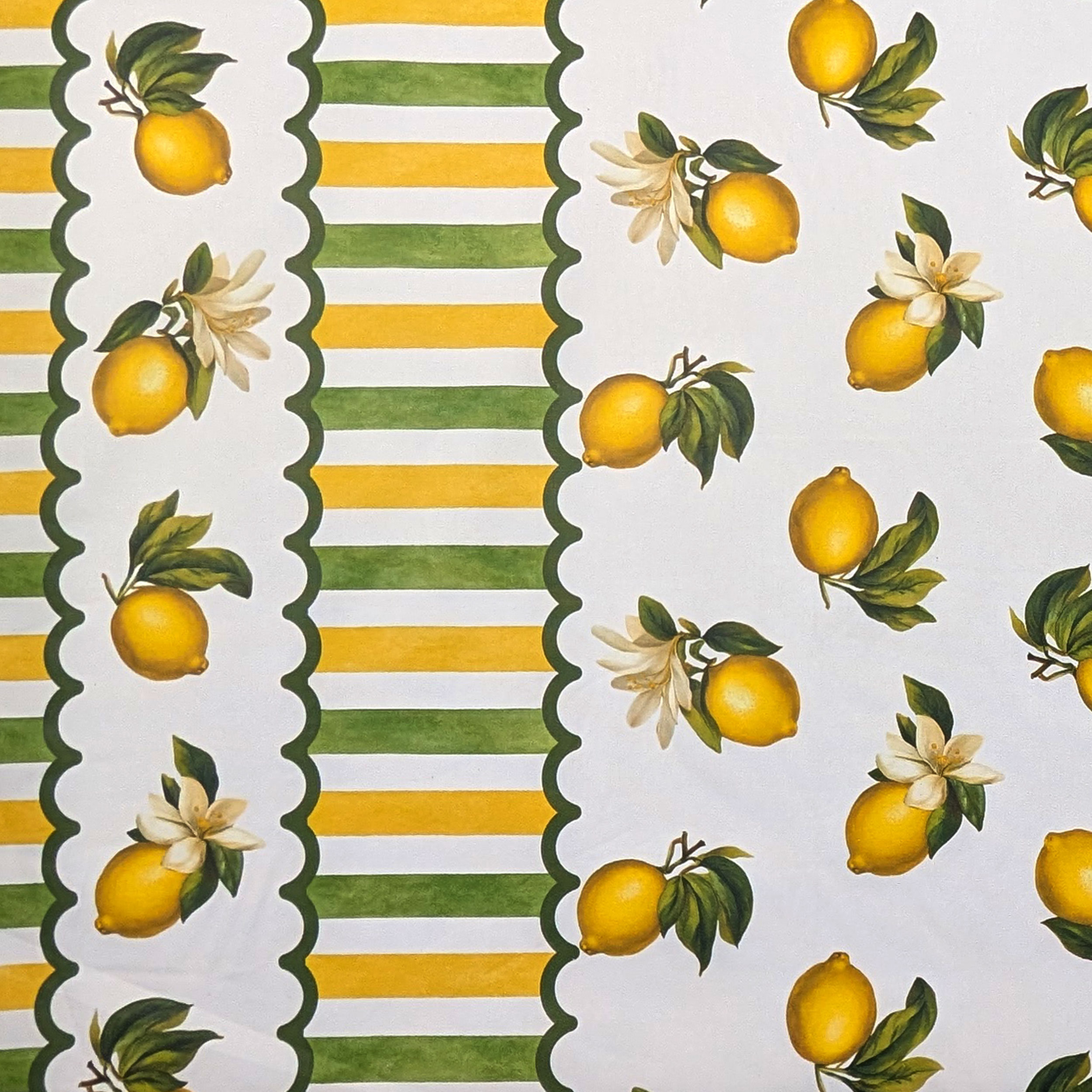 Tessuto per Tovaglia Resinata Limoni Estivi Image