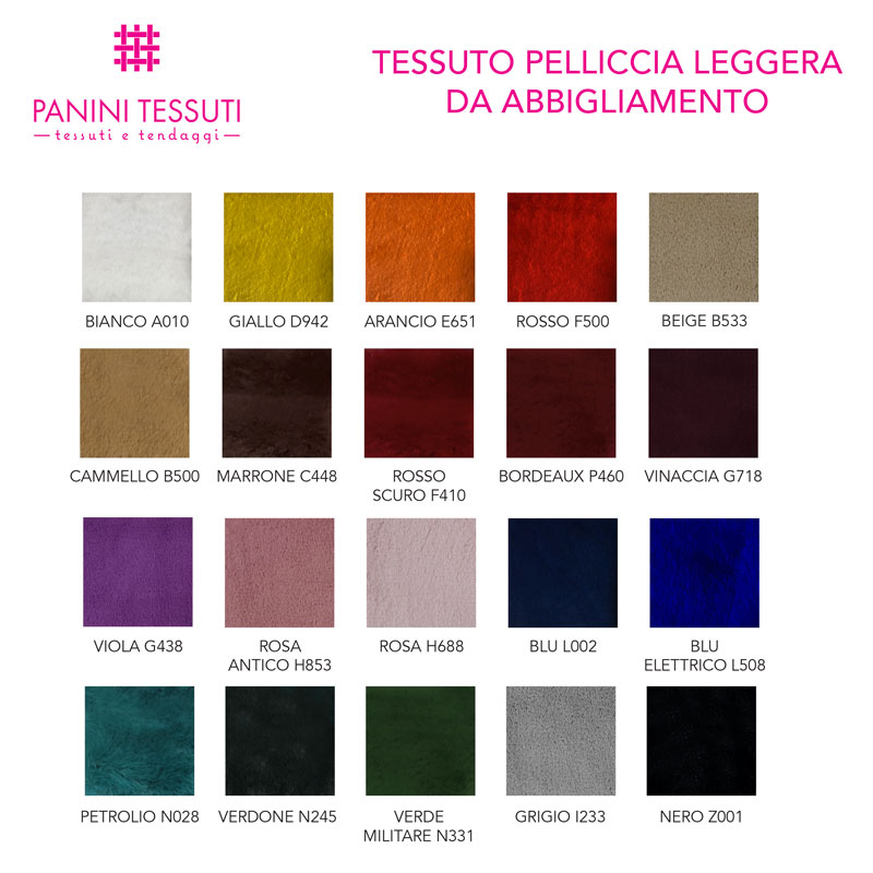 Pelliccia Leggera Tinta Unita Blu Elettrico 