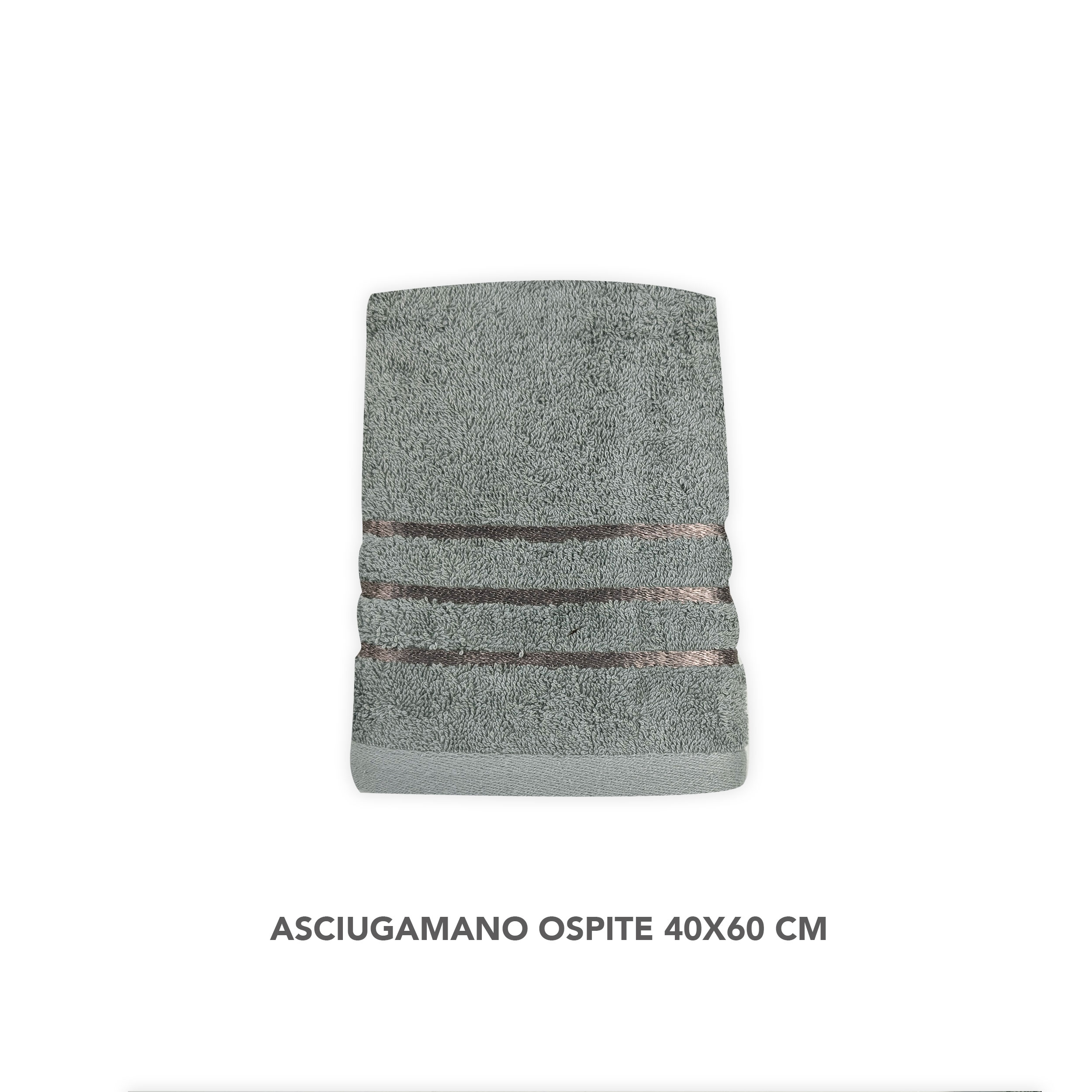 Set Asciugamani Bagno Viso e Ospite Grigio Image
