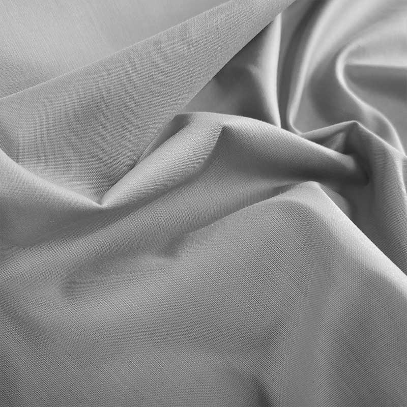 Lenzuola in cotone grigio lux