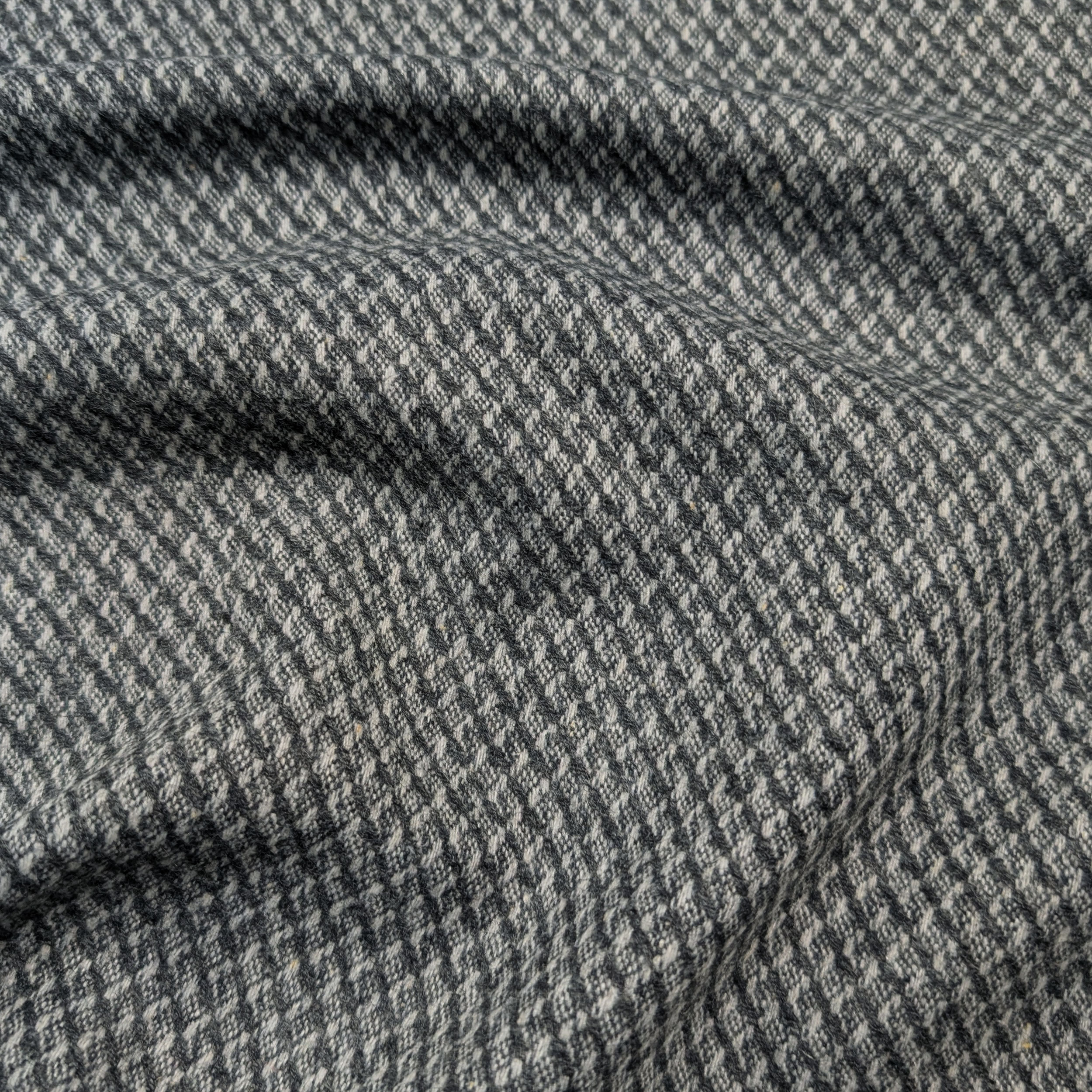 Jacquard Lana Fantasia Astratta Grigio Image