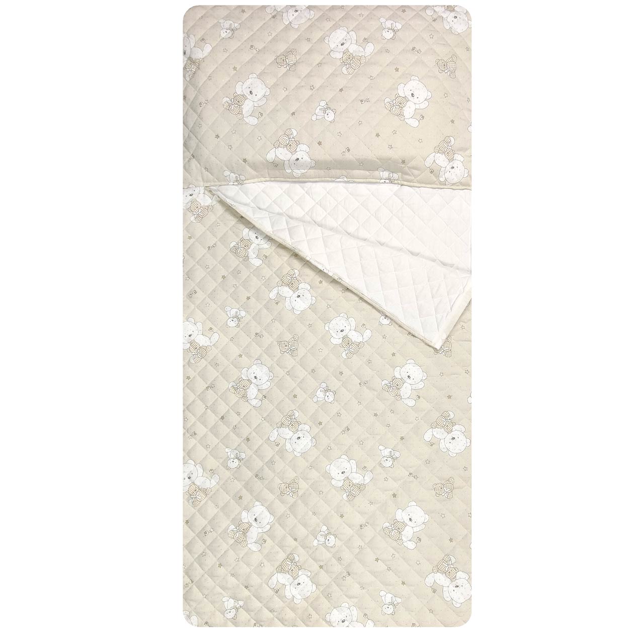 Sacco Nanna Lurex Orsetti Beige