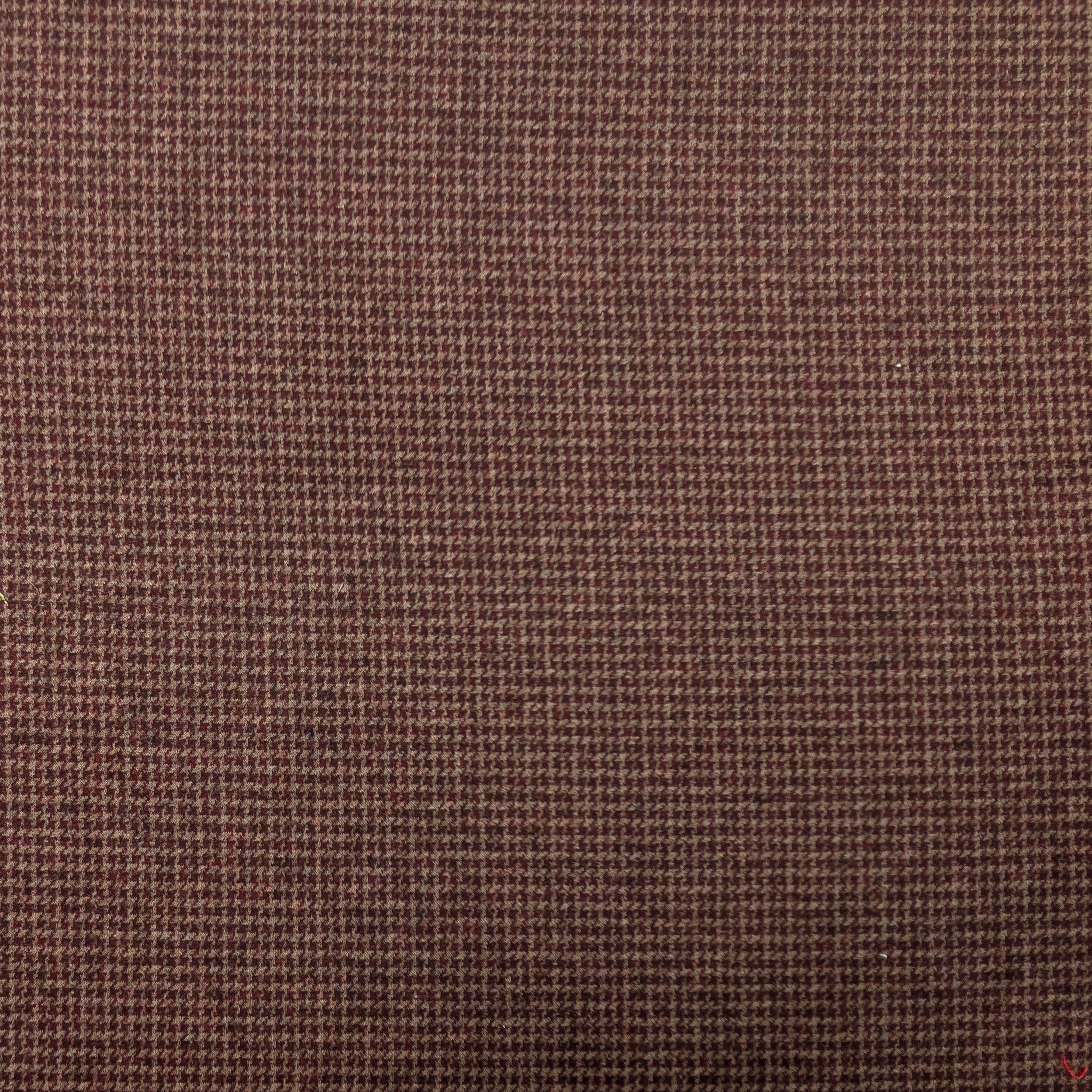 Punto Milano Mini Pied de Poule Bordeaux Image