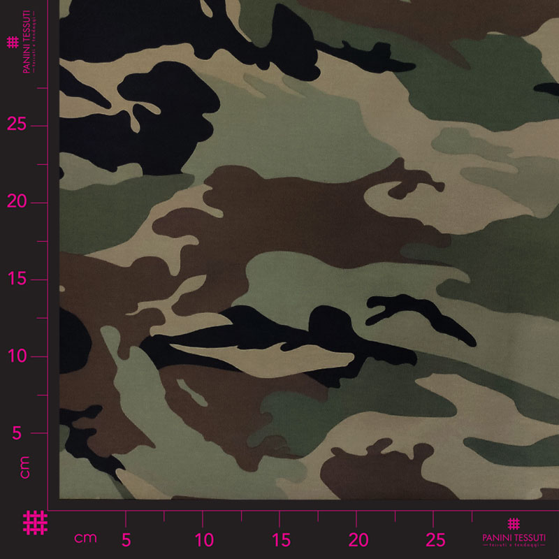 Tessuto Cotone Elasticizzato Special Militare