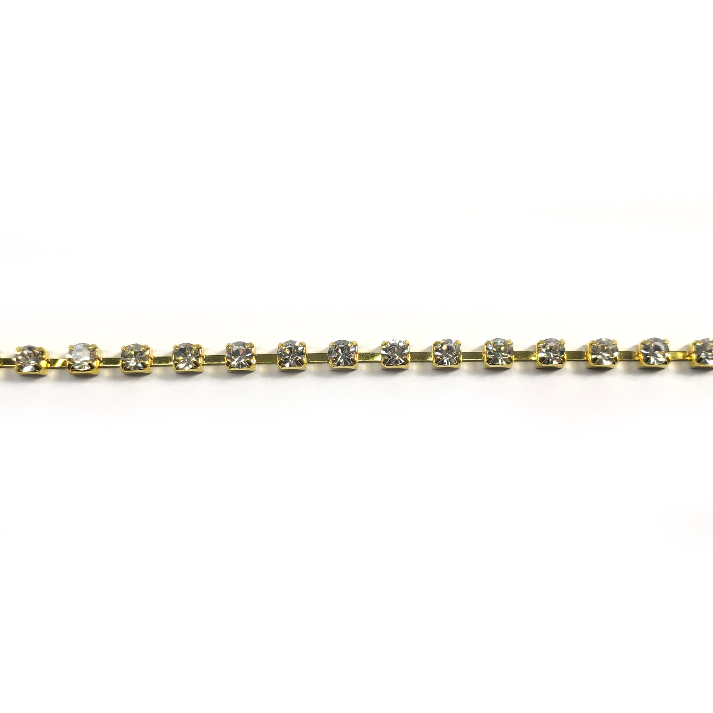 Catena Oro con Strass Incastonati