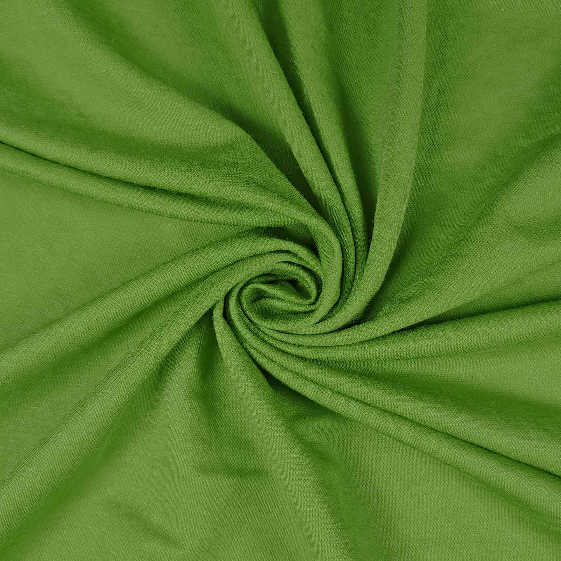 Tessuto jersey cotone linen verde oliva